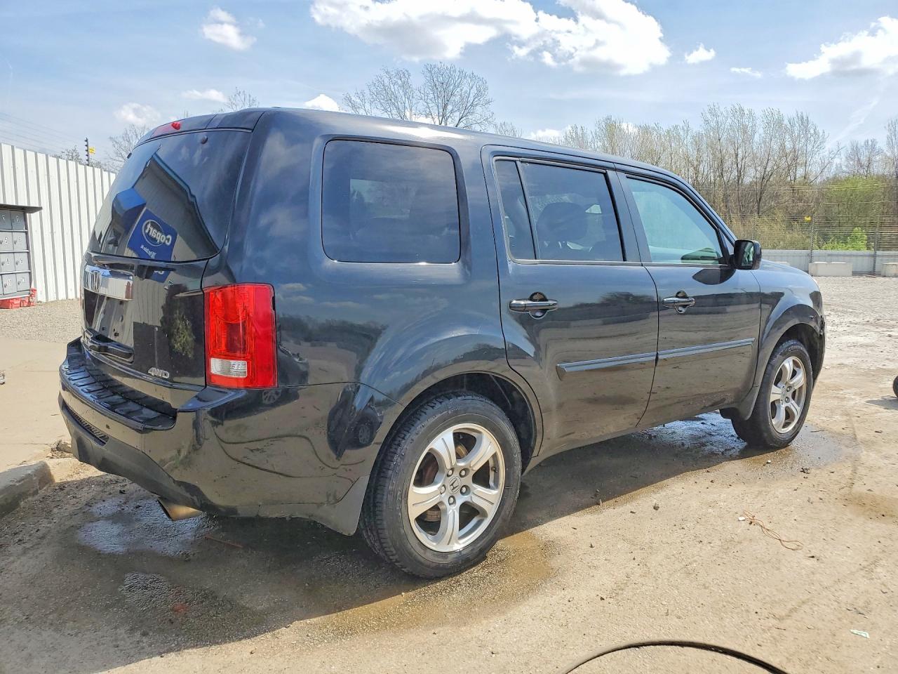 2013 Honda Pilot Ex Black vin: 5FNYF4H47DB049803