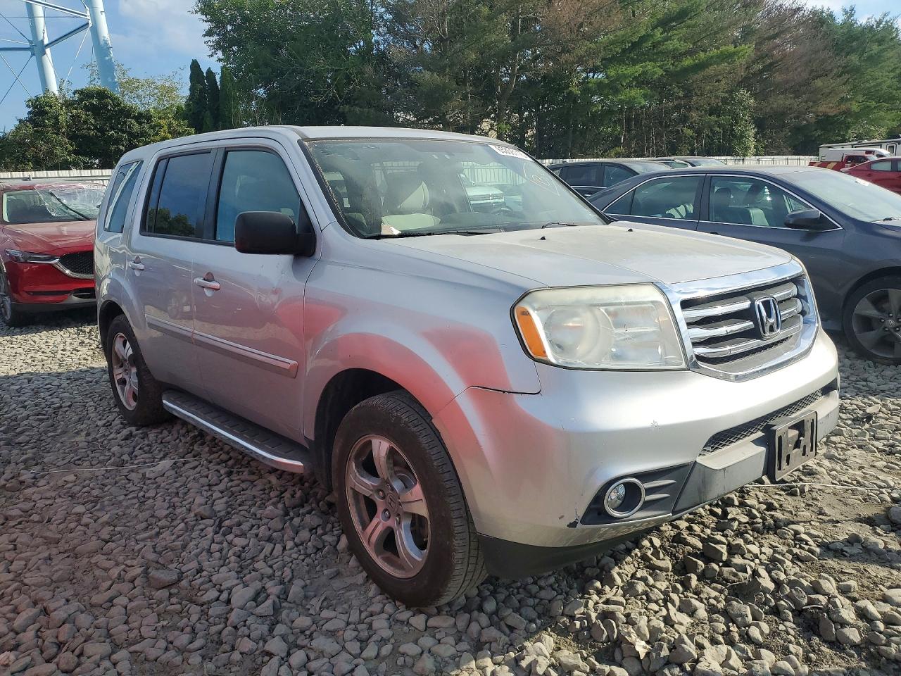 2013 Honda Pilot Ex Серый vin: 5FNYF4H47DB067380
