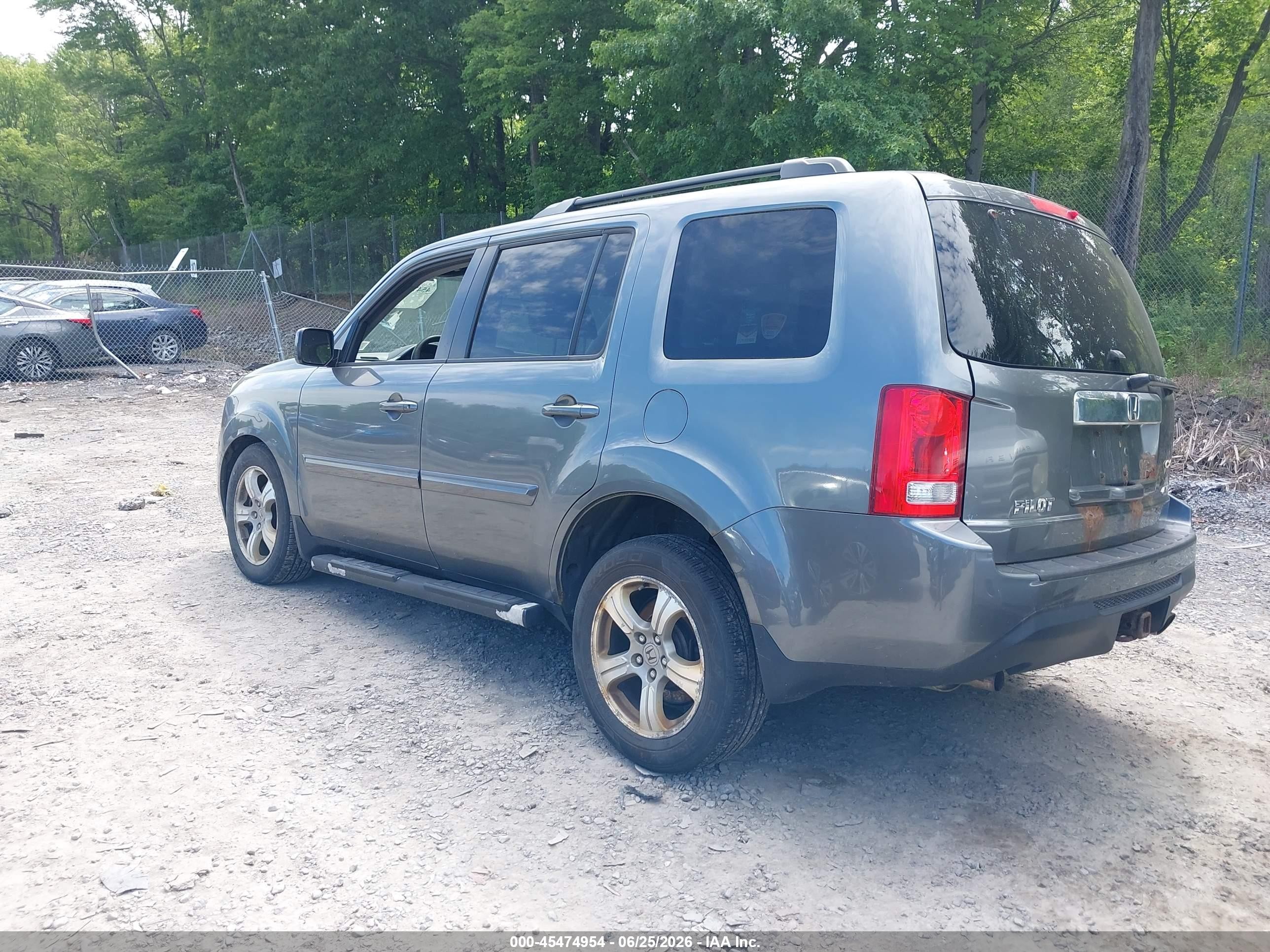 2013 Honda Pilot Ex Green vin: 5FNYF4H47DB076998
