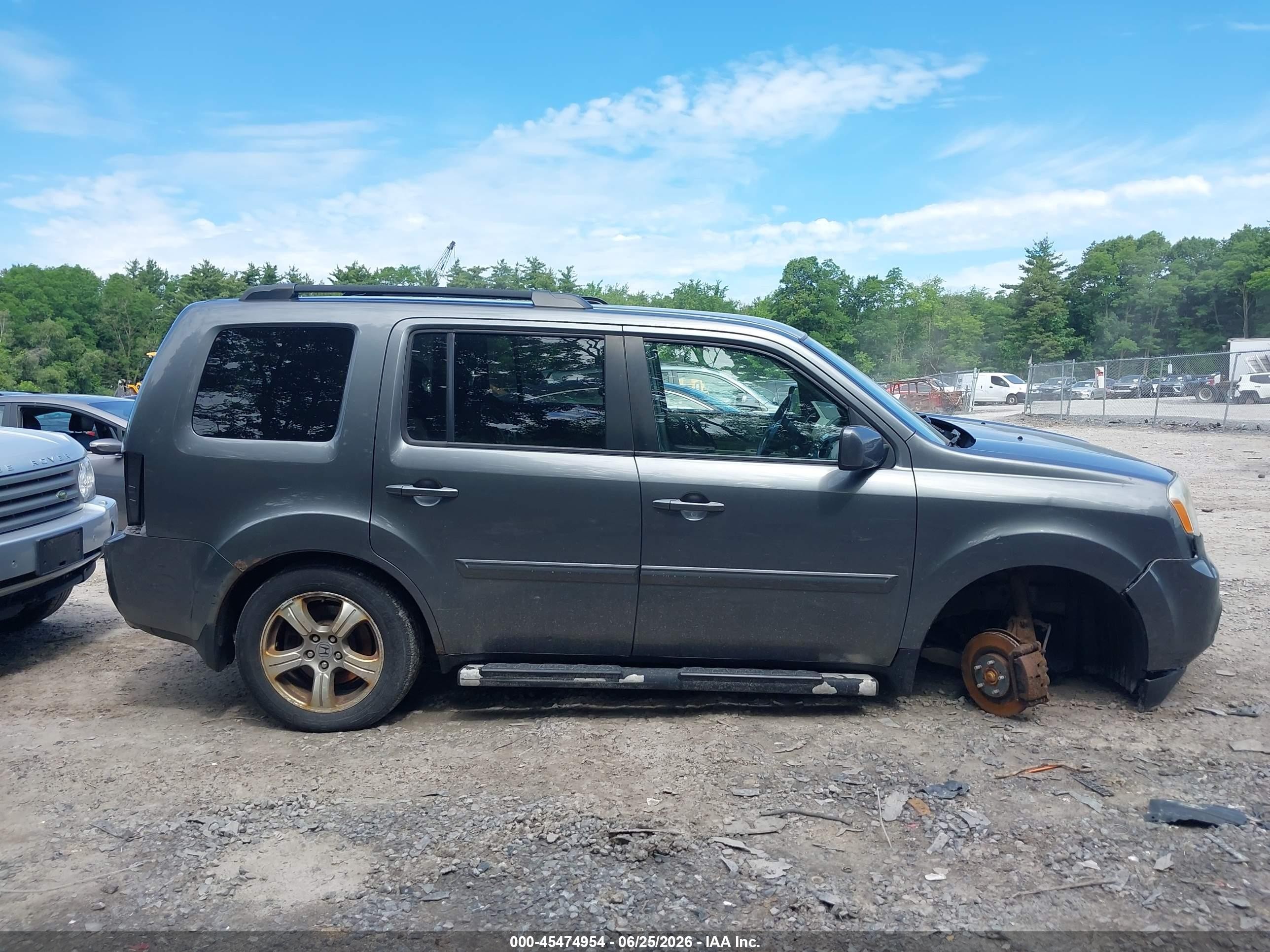2013 Honda Pilot Ex Green vin: 5FNYF4H47DB076998