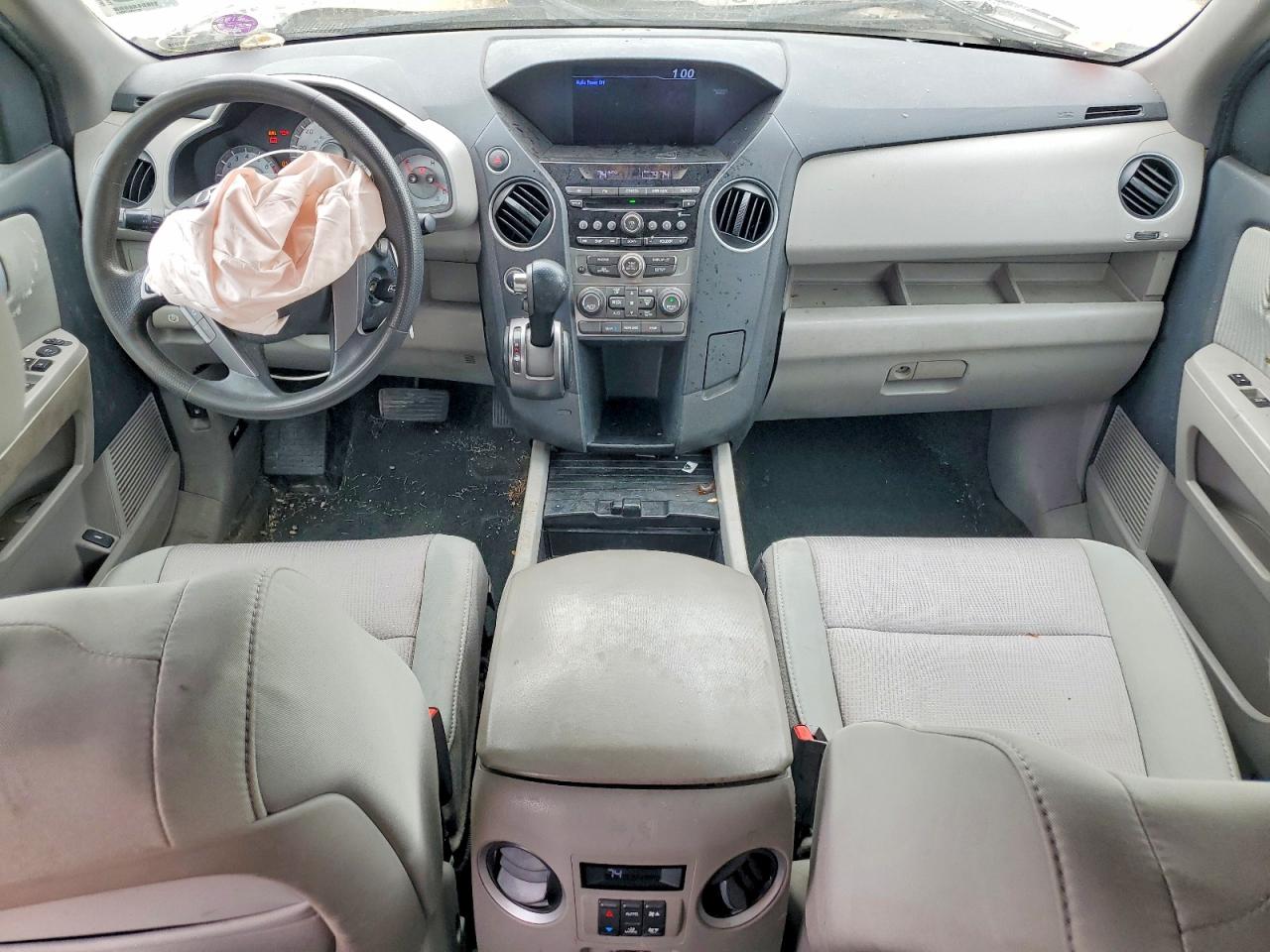 2014 Honda Pilot Ex Silver vin: 5FNYF4H47EB018939
