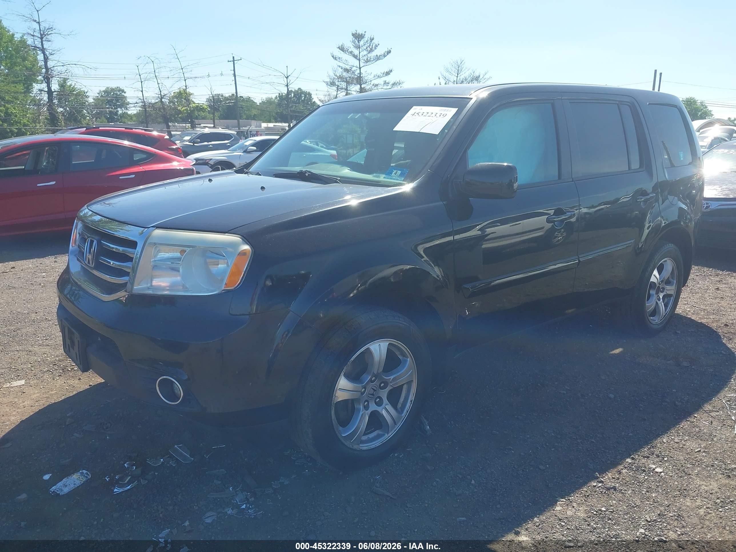 2014 Honda Pilot Ex Black vin: 5FNYF4H47EB047146