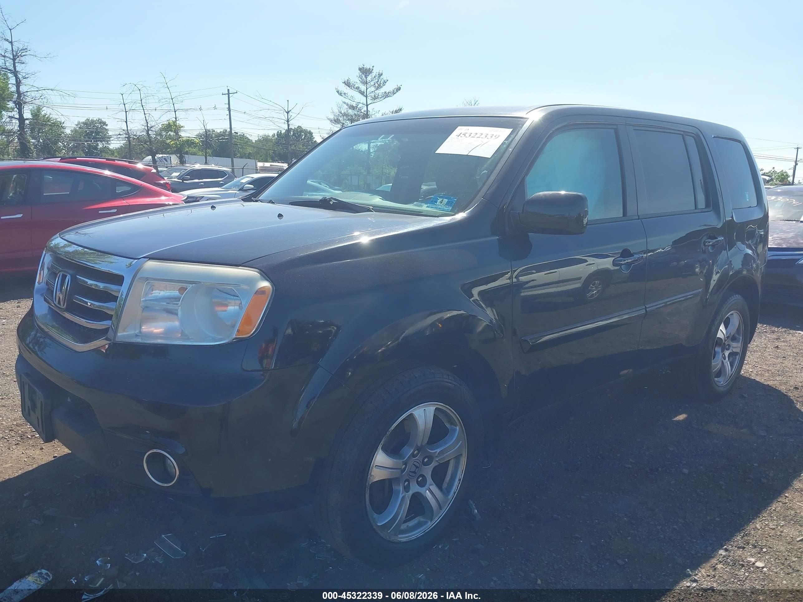 2014 Honda Pilot Ex Black vin: 5FNYF4H47EB047146