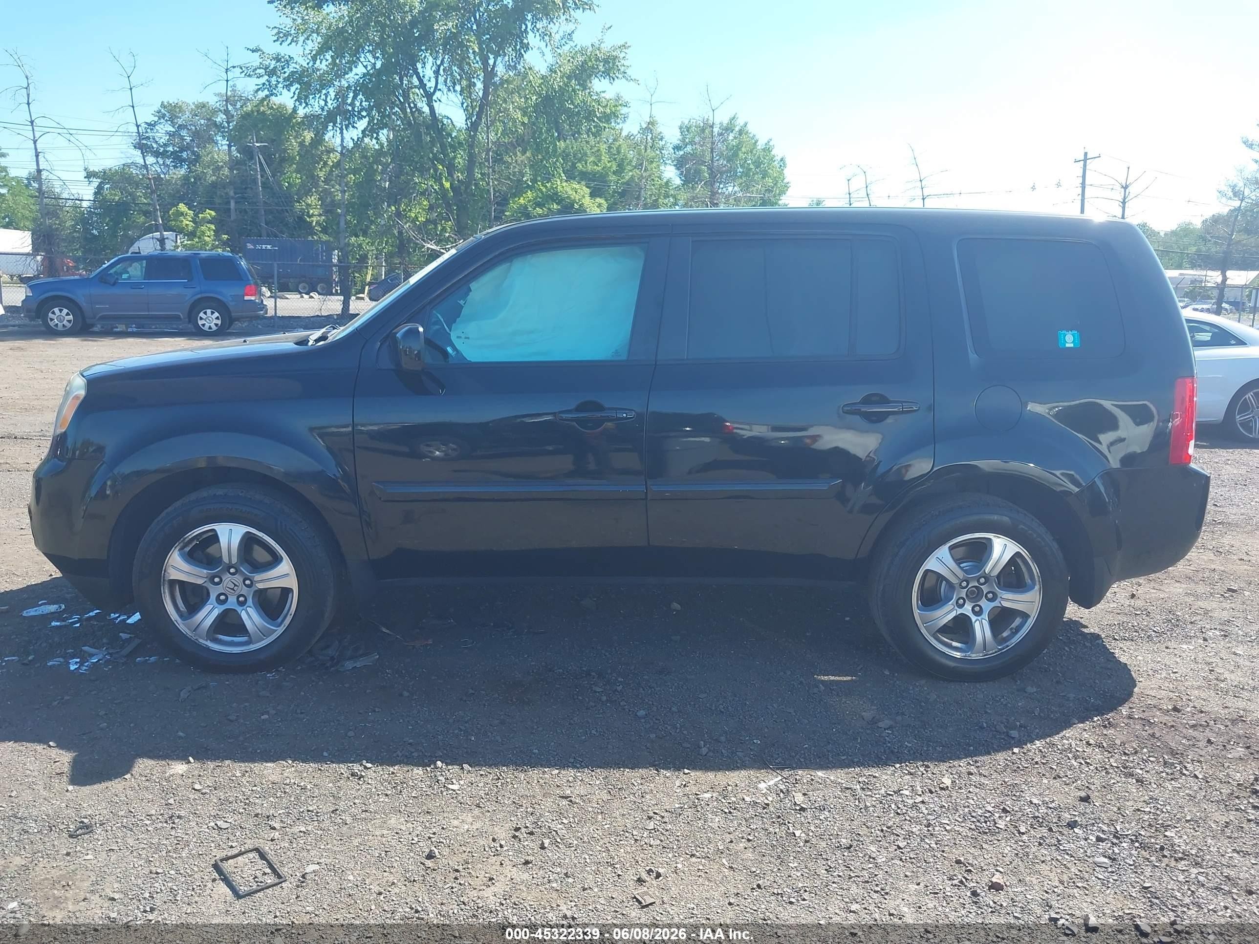 2014 Honda Pilot Ex Black vin: 5FNYF4H47EB047146