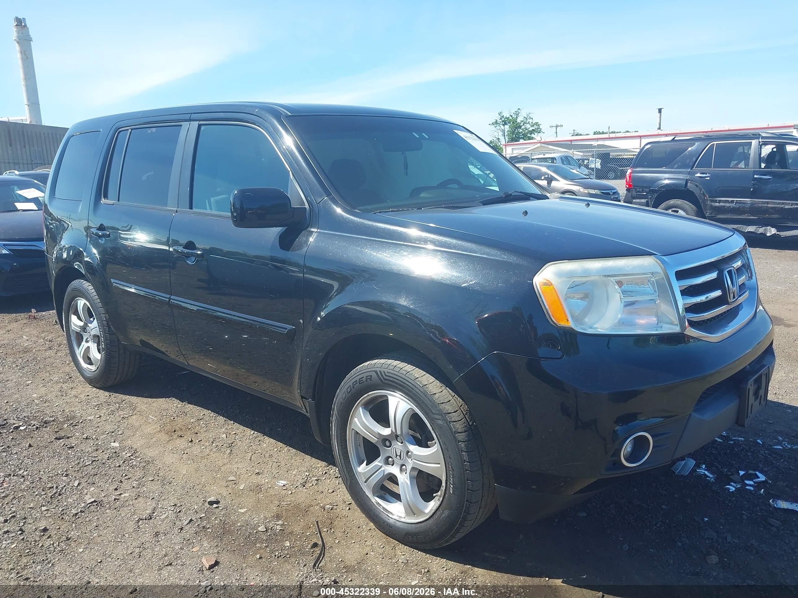2014 Honda Pilot Ex Black vin: 5FNYF4H47EB047146