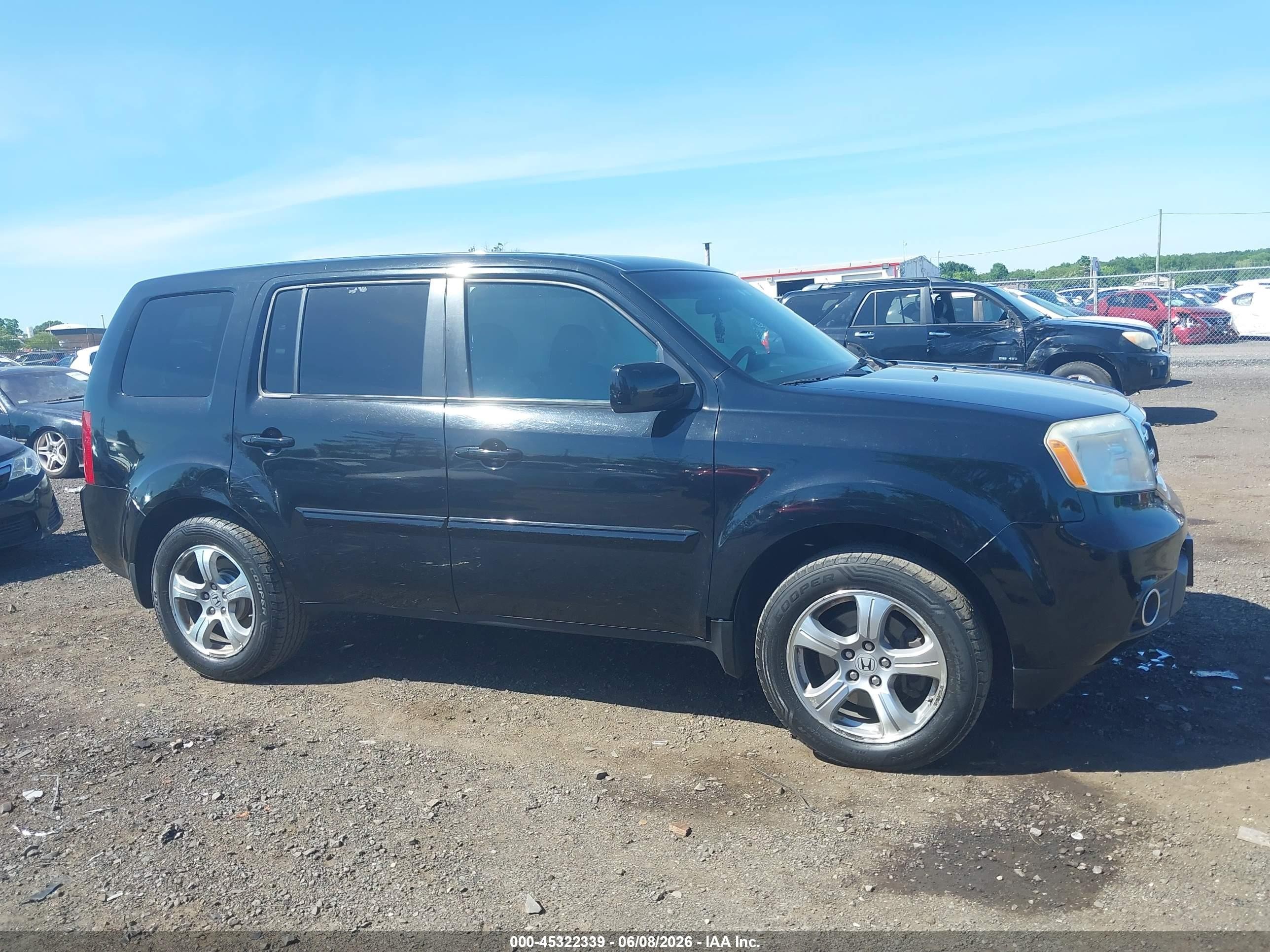 2014 Honda Pilot Ex Black vin: 5FNYF4H47EB047146