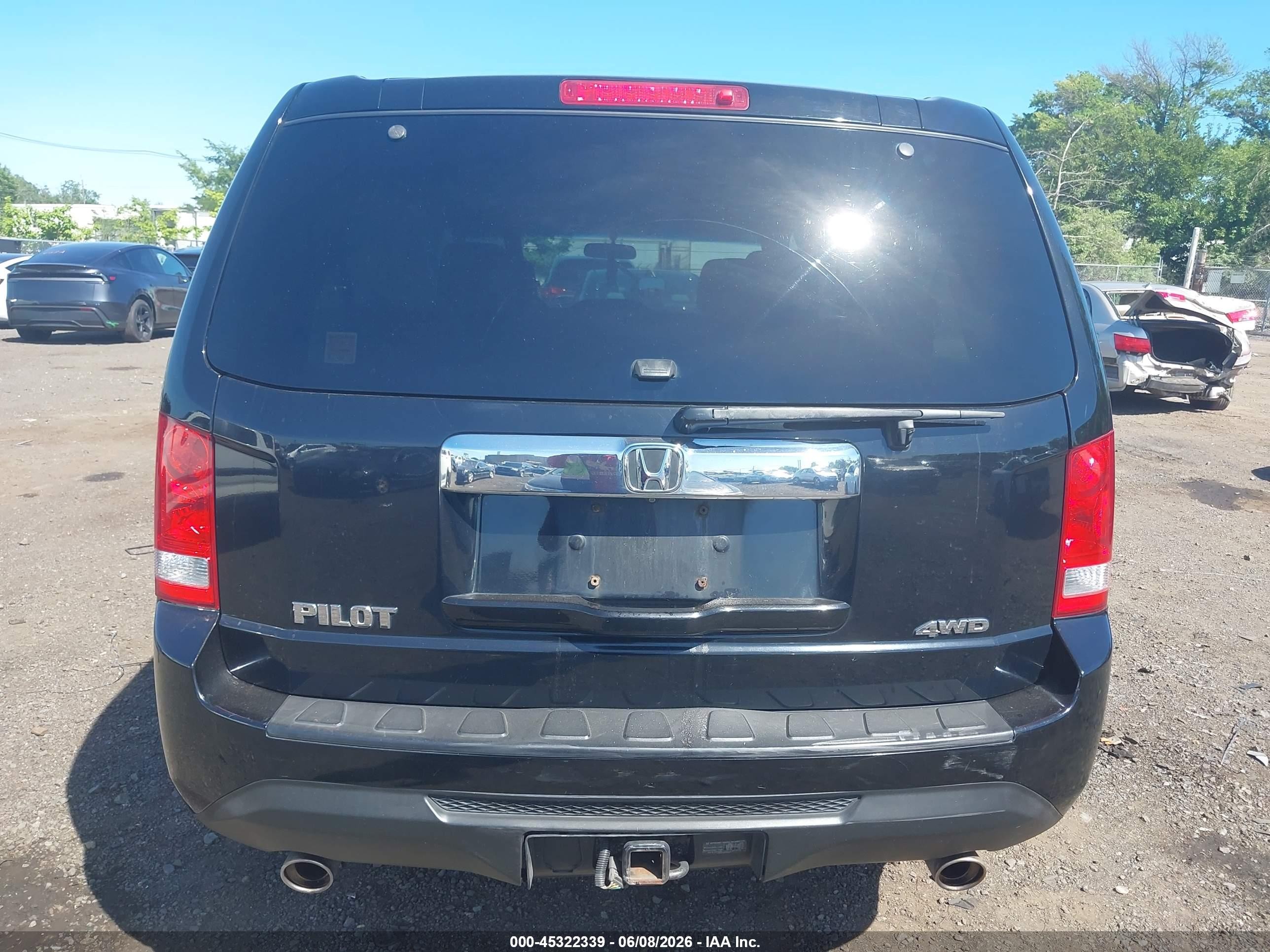 2014 Honda Pilot Ex Black vin: 5FNYF4H47EB047146