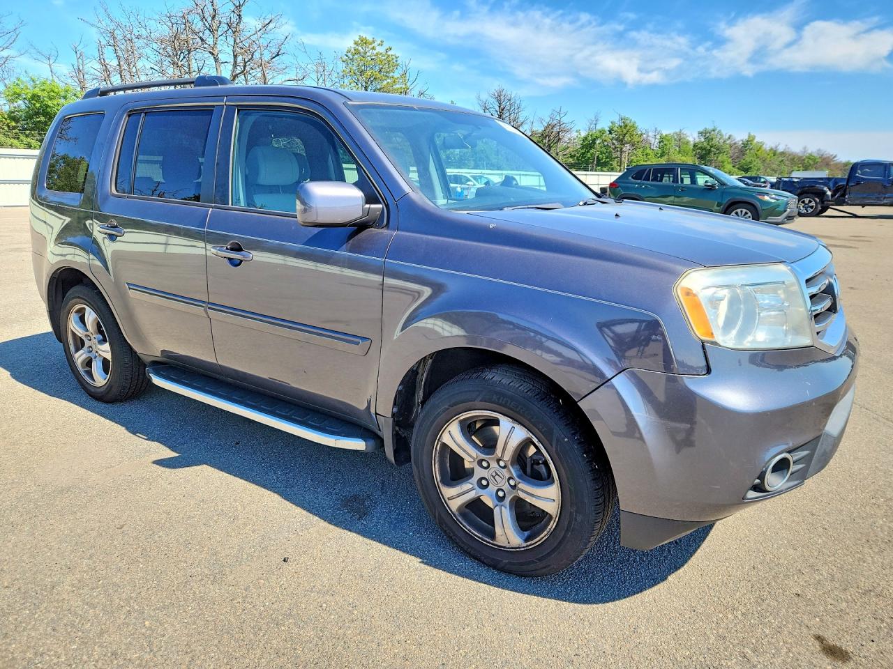 2014 Honda Pilot Ex Серый vin: 5FNYF4H47EB050113