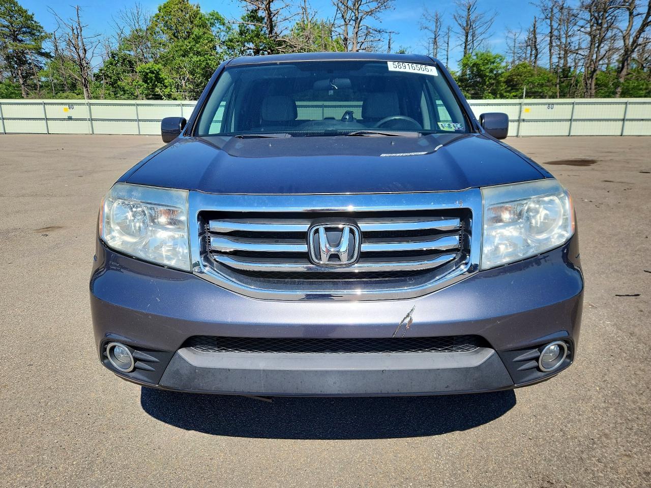 2014 Honda Pilot Ex Серый vin: 5FNYF4H47EB050113