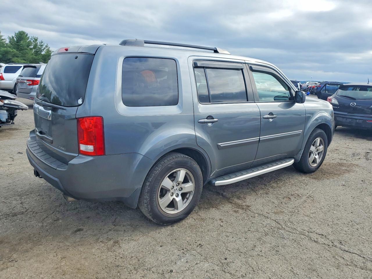 2010 Honda Pilot Ex Gray vin: 5FNYF4H48AB018586