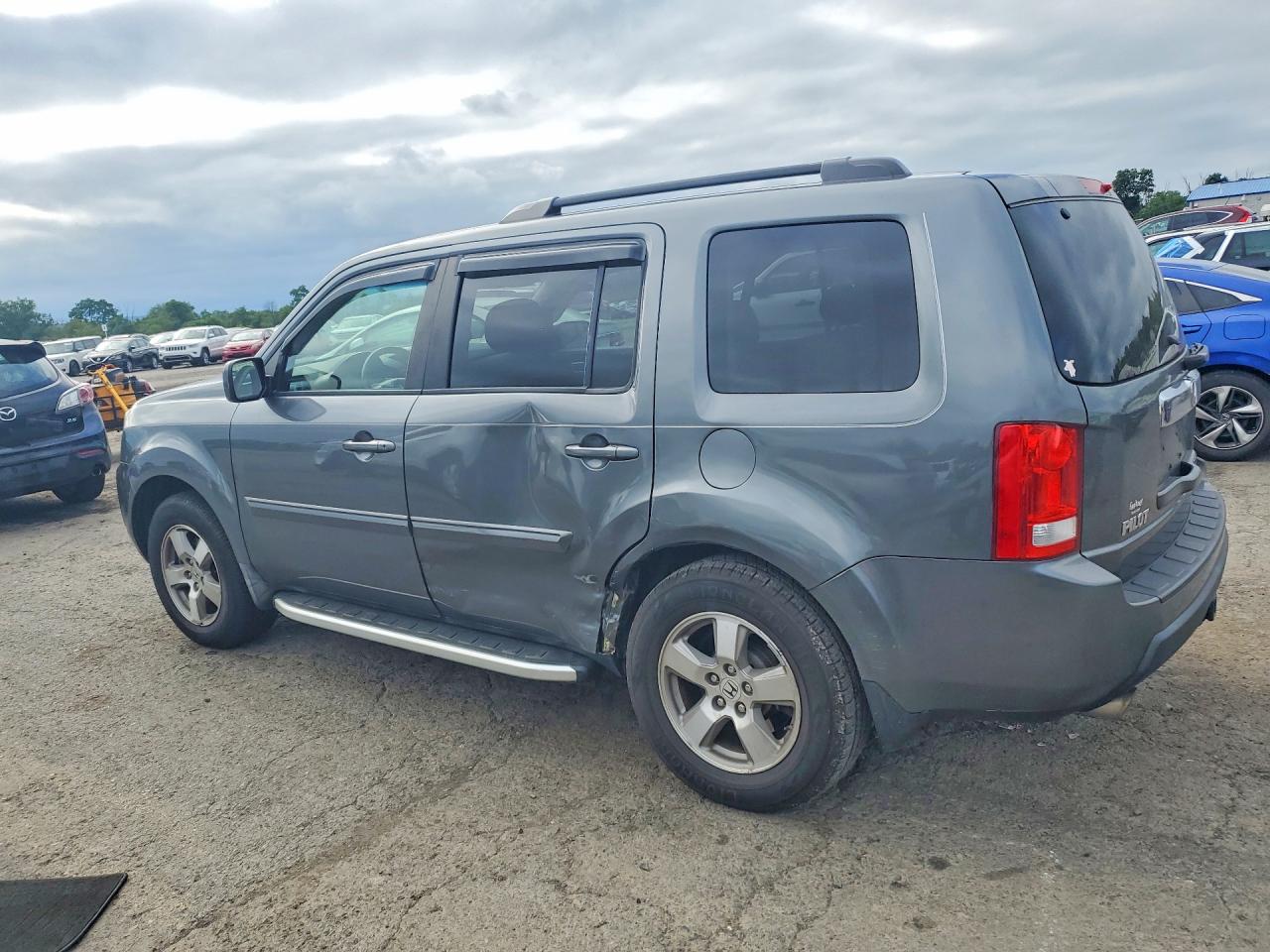2010 Honda Pilot Ex Gray vin: 5FNYF4H48AB018586