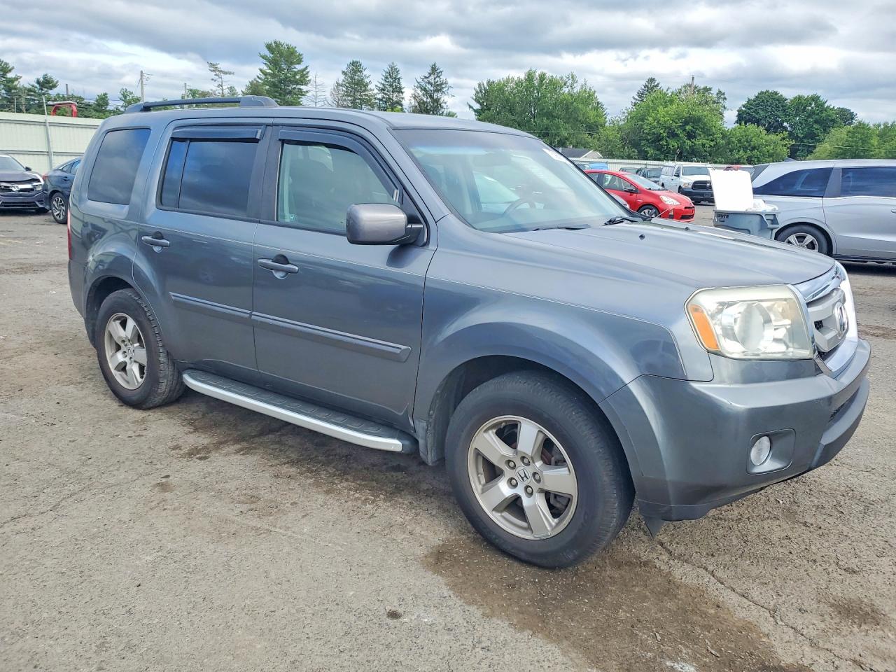 2010 Honda Pilot Ex Gray vin: 5FNYF4H48AB018586