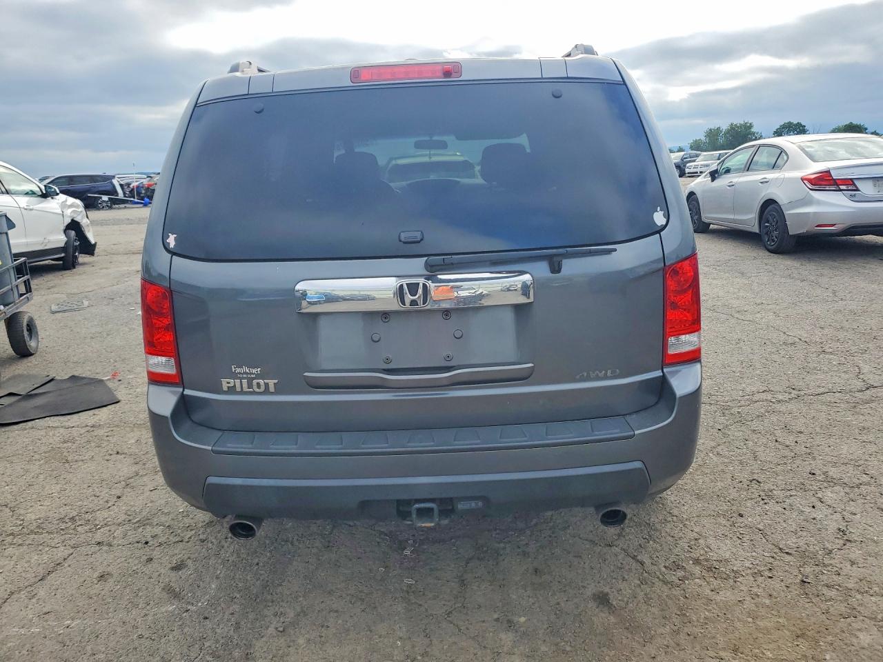 2010 Honda Pilot Ex Gray vin: 5FNYF4H48AB018586