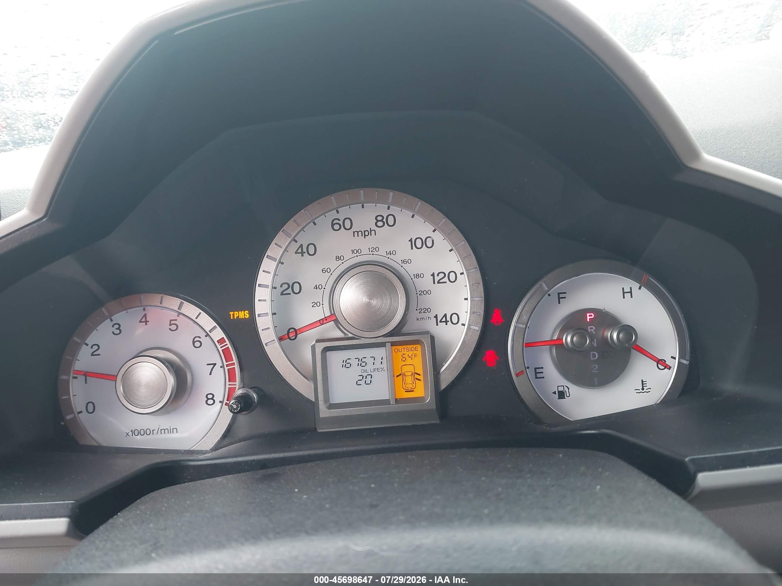 2011 Honda Pilot Ex Gray vin: 5FNYF4H48BB089756