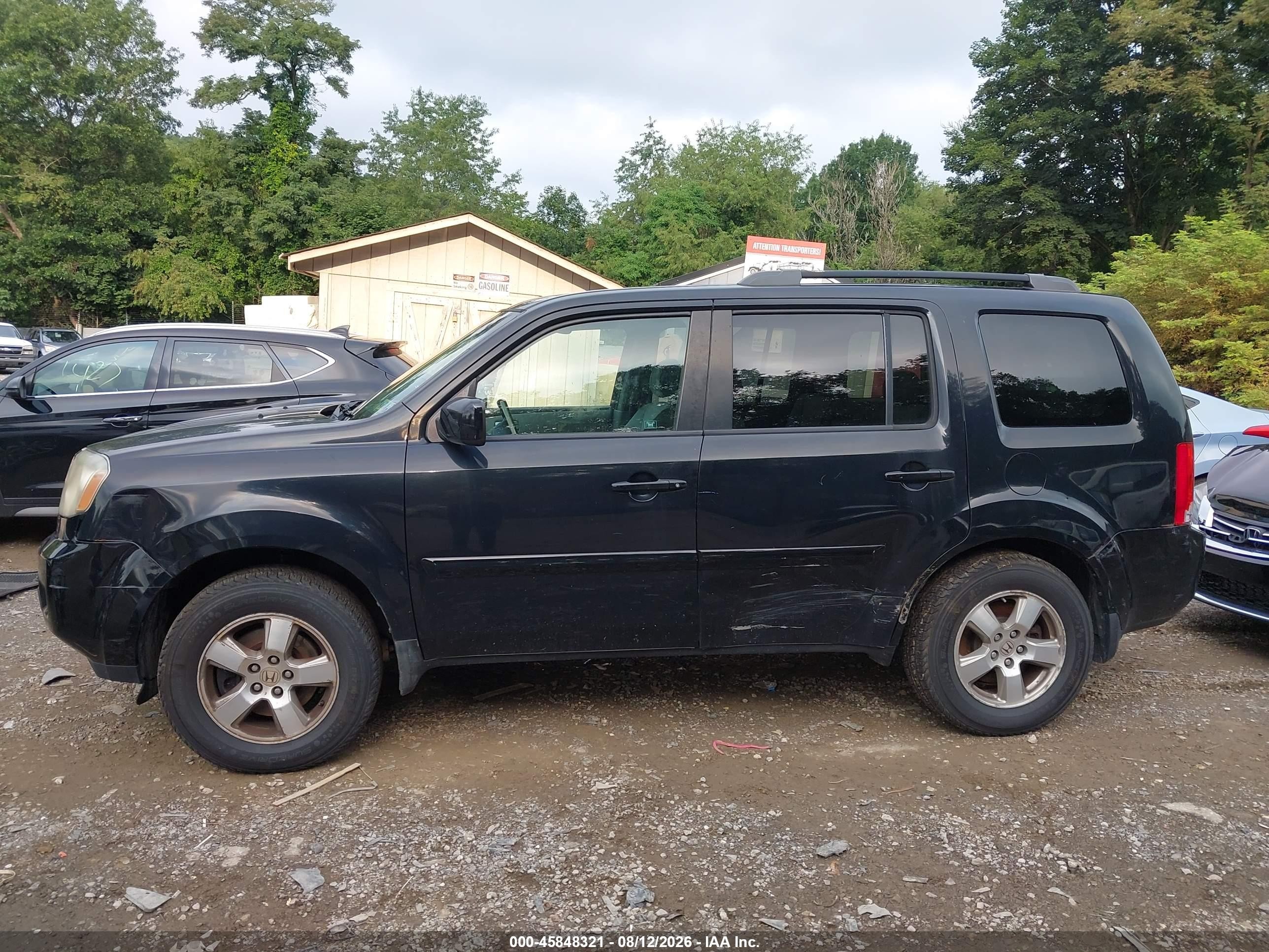 2011 Honda Pilot Ex Black vin: 5FNYF4H48BB100111