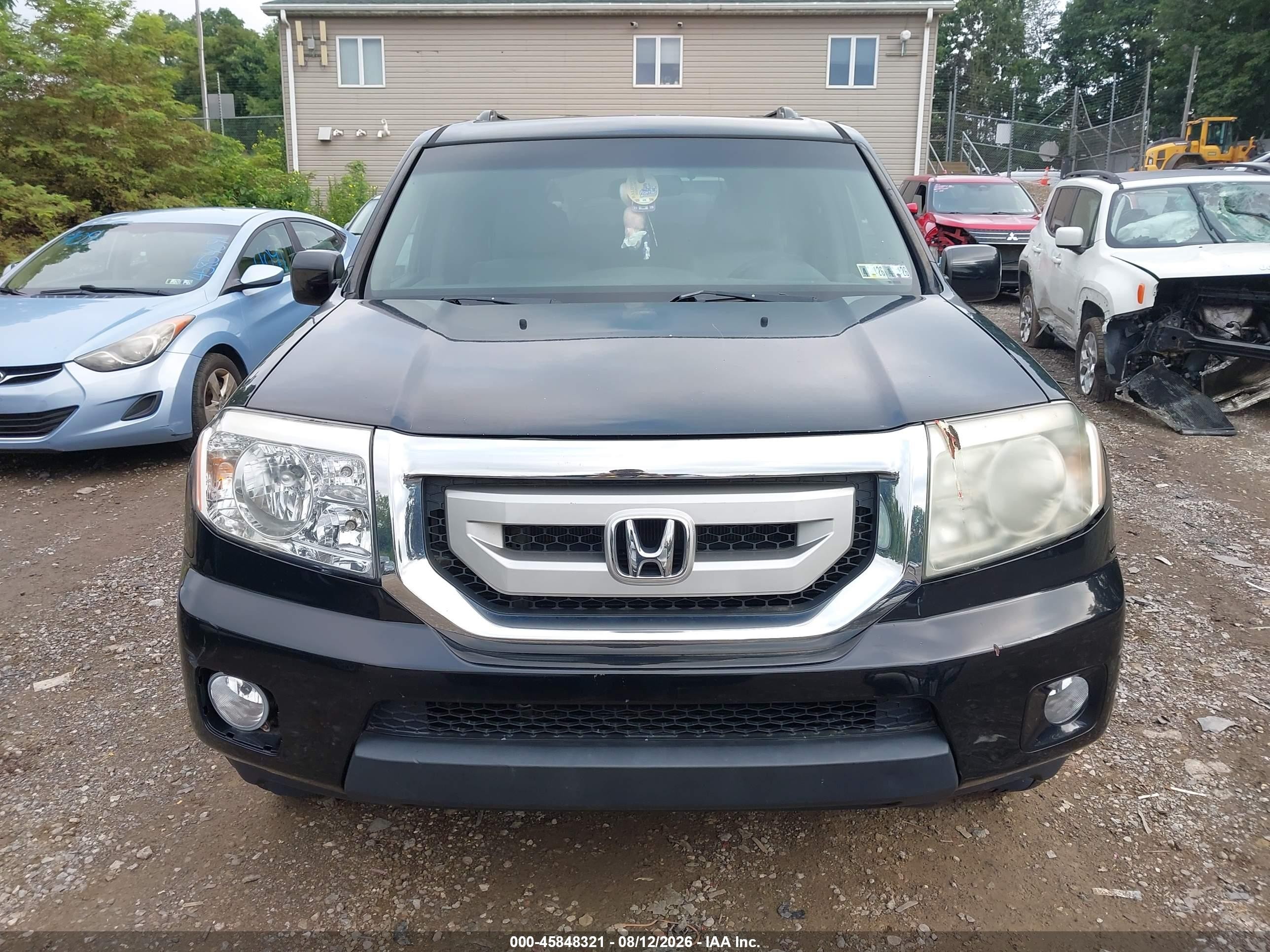 2011 Honda Pilot Ex Black vin: 5FNYF4H48BB100111