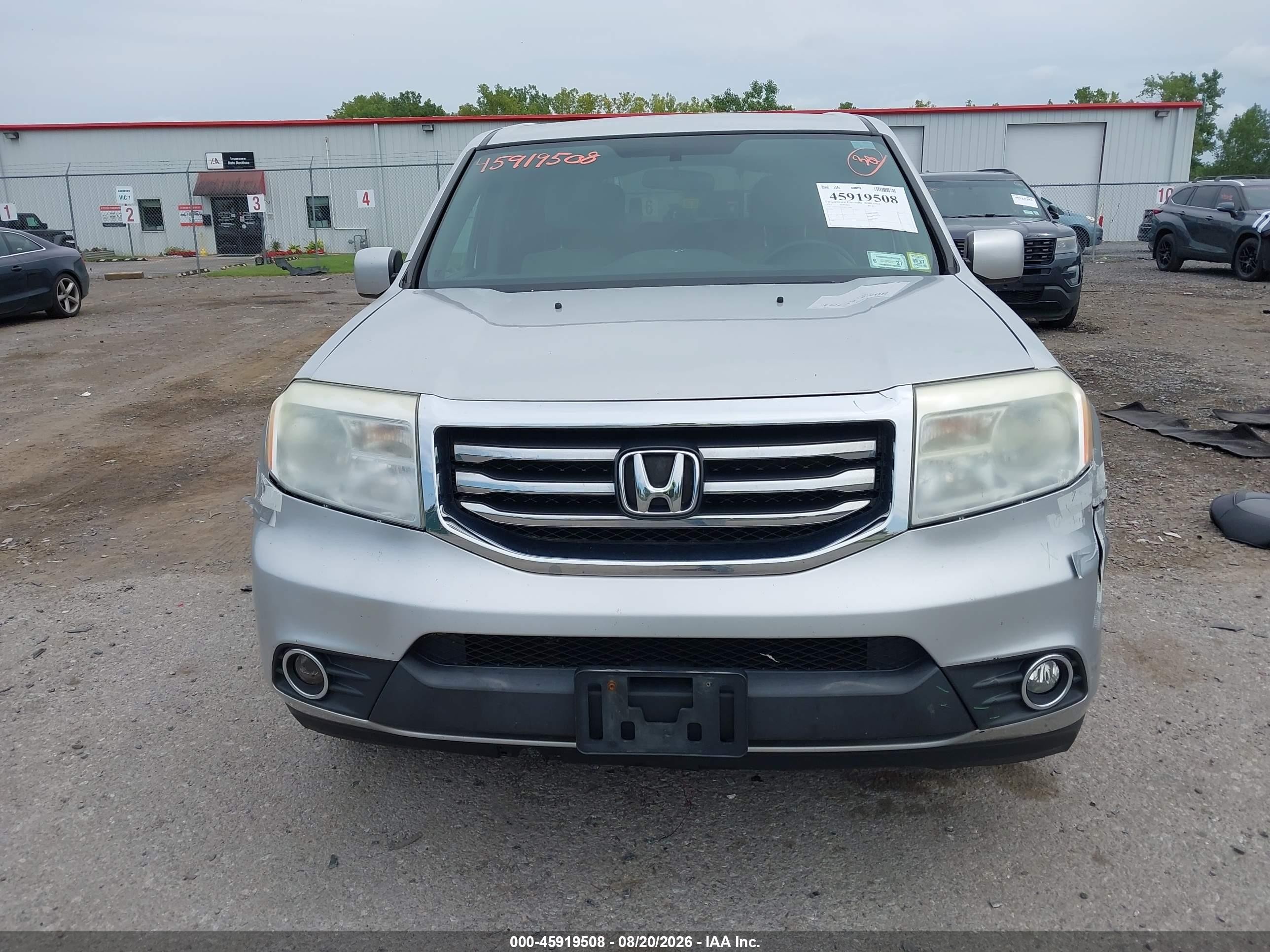 2013 Honda Pilot Ex Silver vin: 5FNYF4H48DB011898