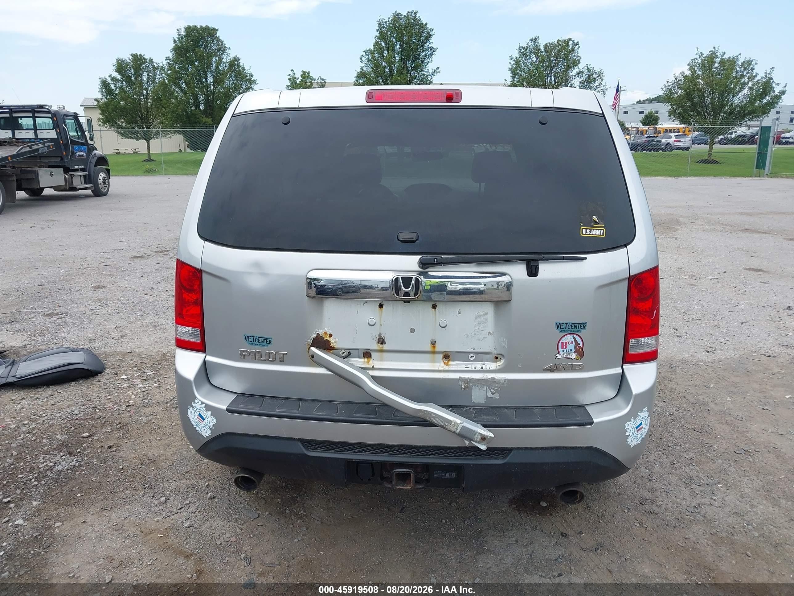 2013 Honda Pilot Ex Silver vin: 5FNYF4H48DB011898