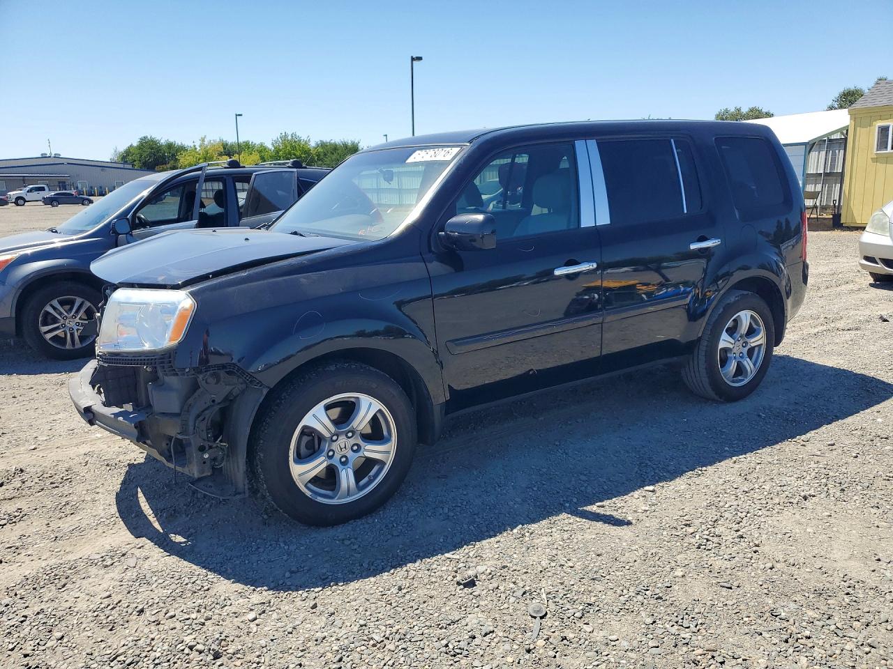 2013 Honda Pilot Ex Black vin: 5FNYF4H48DB037465