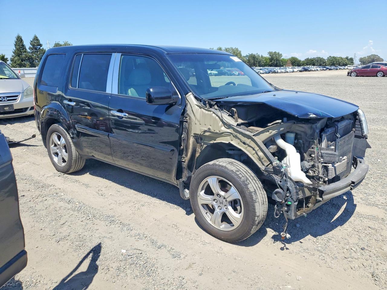 2013 Honda Pilot Ex Black vin: 5FNYF4H48DB037465