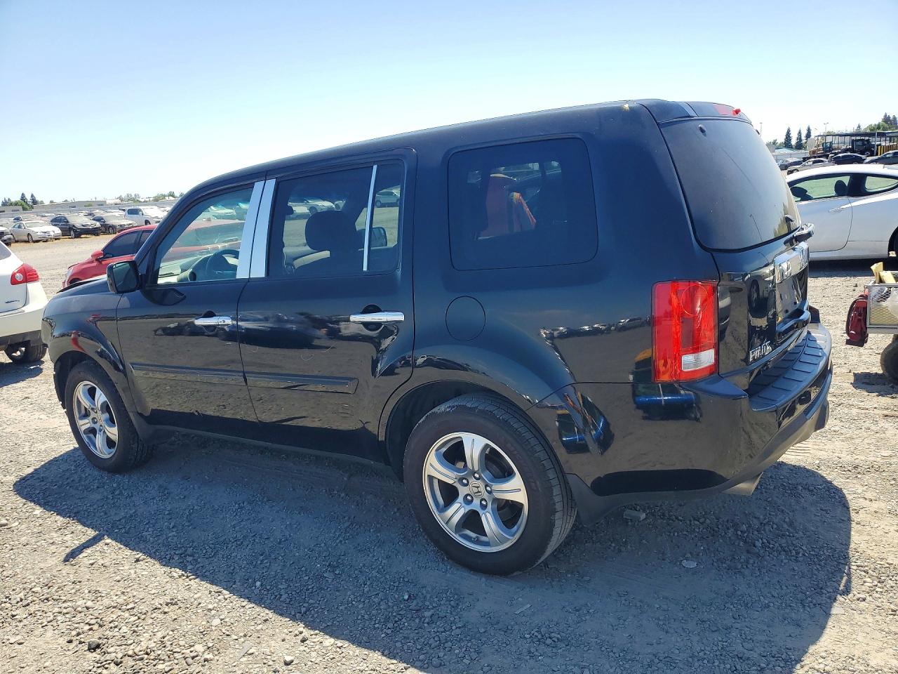 2013 Honda Pilot Ex Black vin: 5FNYF4H48DB037465