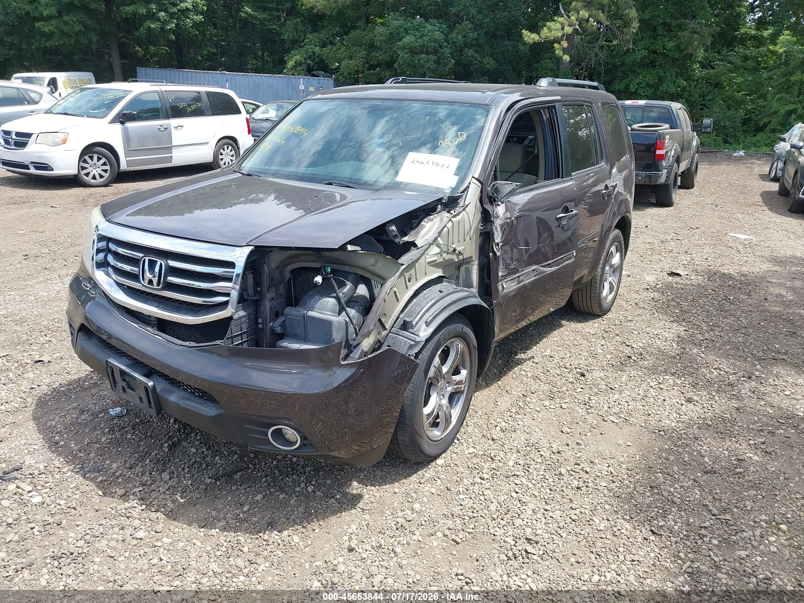 2013 Honda Pilot Ex Black vin: 5FNYF4H48DB041001