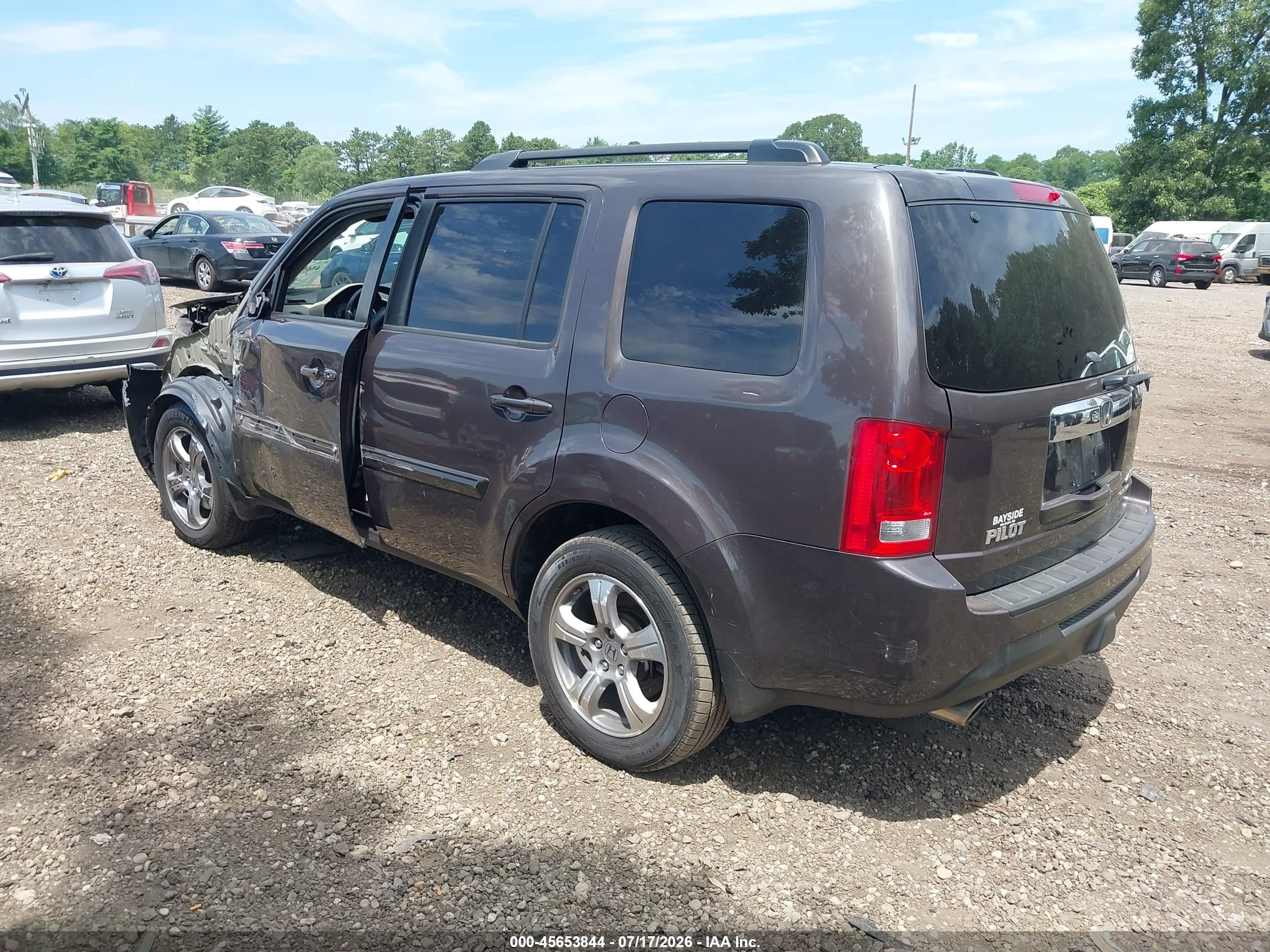 2013 Honda Pilot Ex Black vin: 5FNYF4H48DB041001