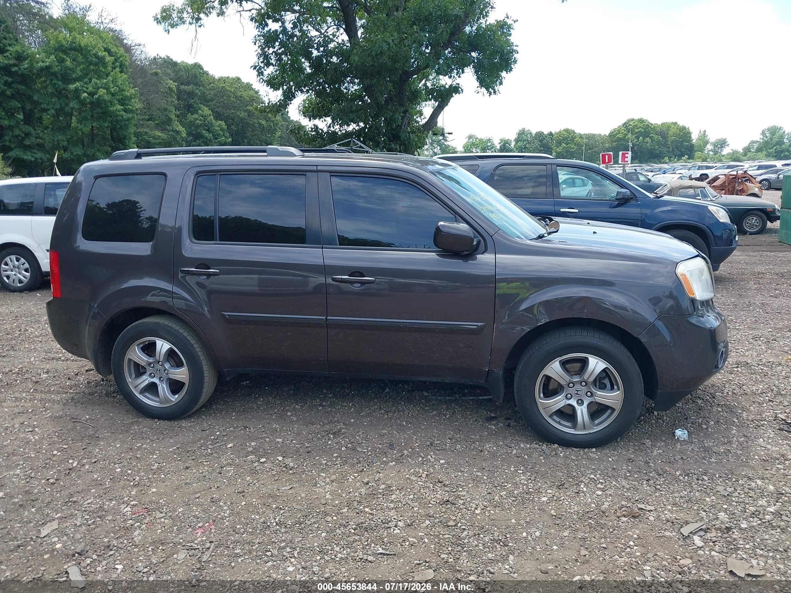 2013 Honda Pilot Ex Black vin: 5FNYF4H48DB041001