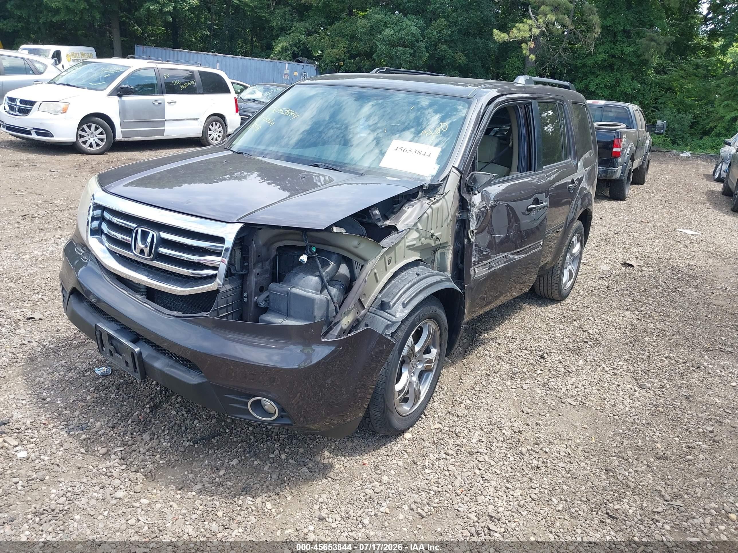 2013 Honda Pilot Ex Black vin: 5FNYF4H48DB041001