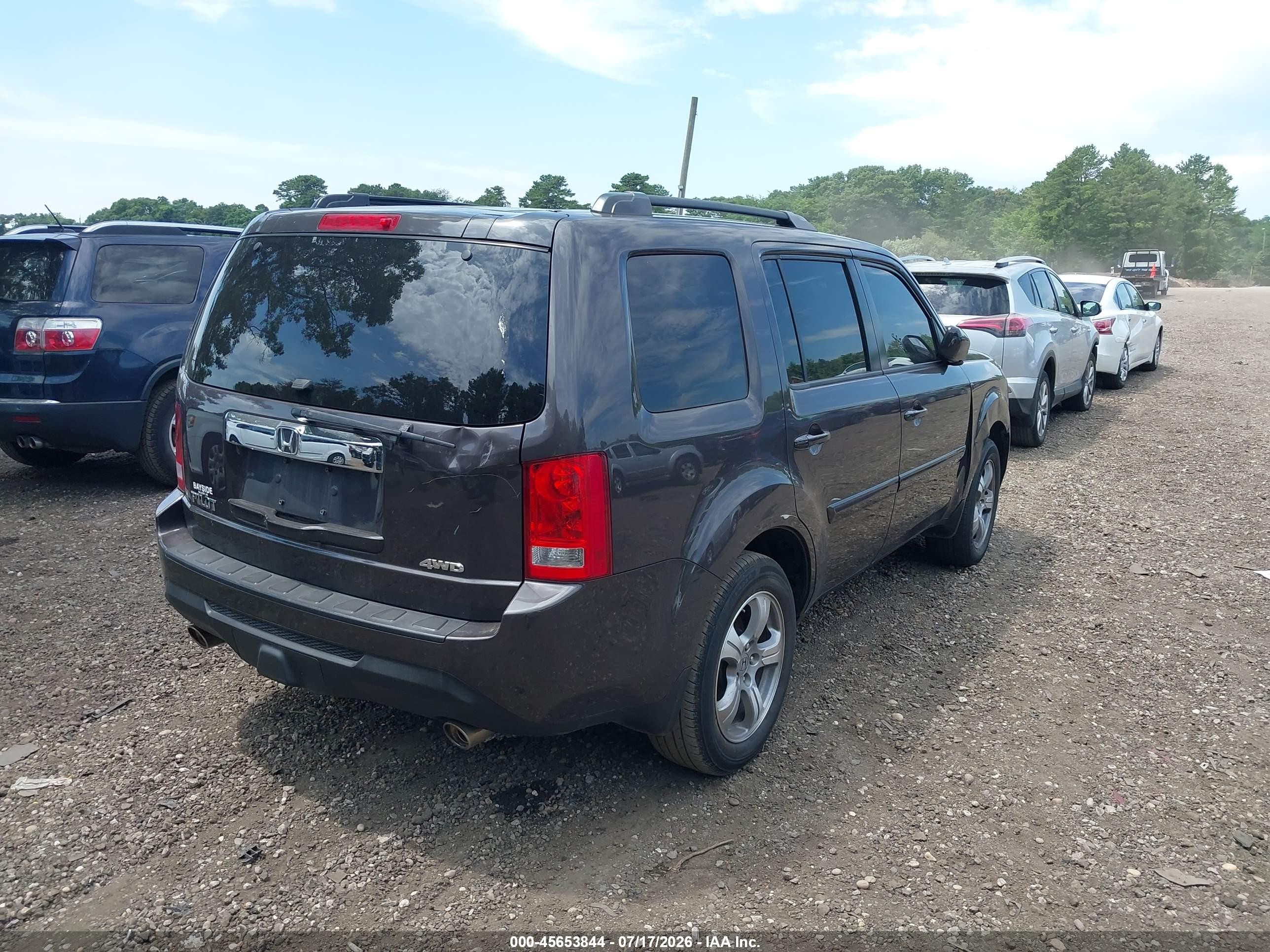 2013 Honda Pilot Ex Black vin: 5FNYF4H48DB041001
