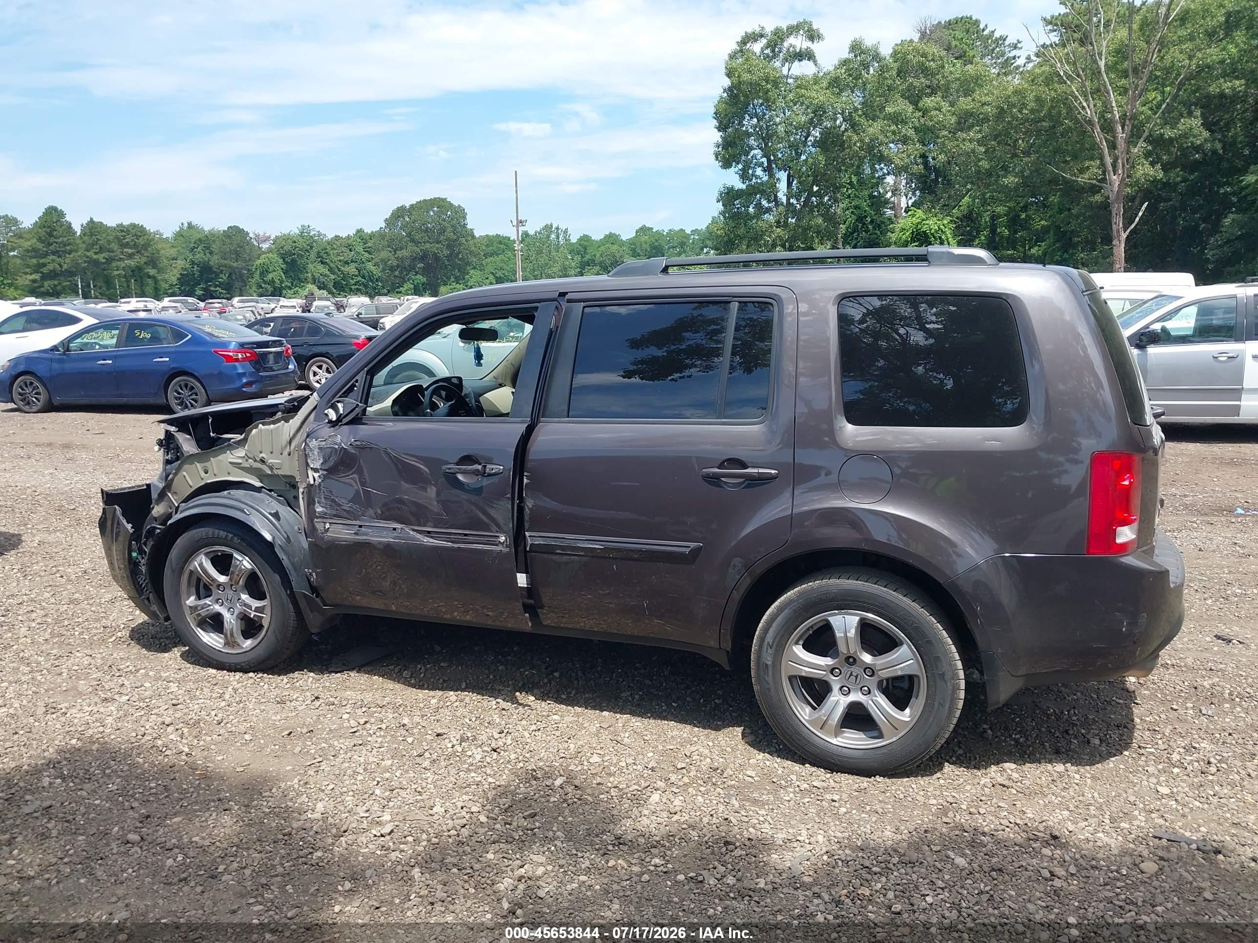 2013 Honda Pilot Ex Black vin: 5FNYF4H48DB041001