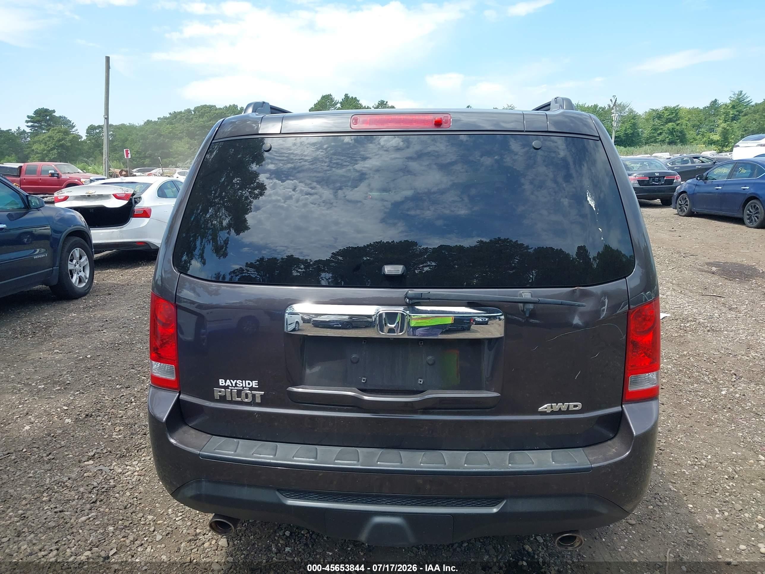 2013 Honda Pilot Ex Black vin: 5FNYF4H48DB041001