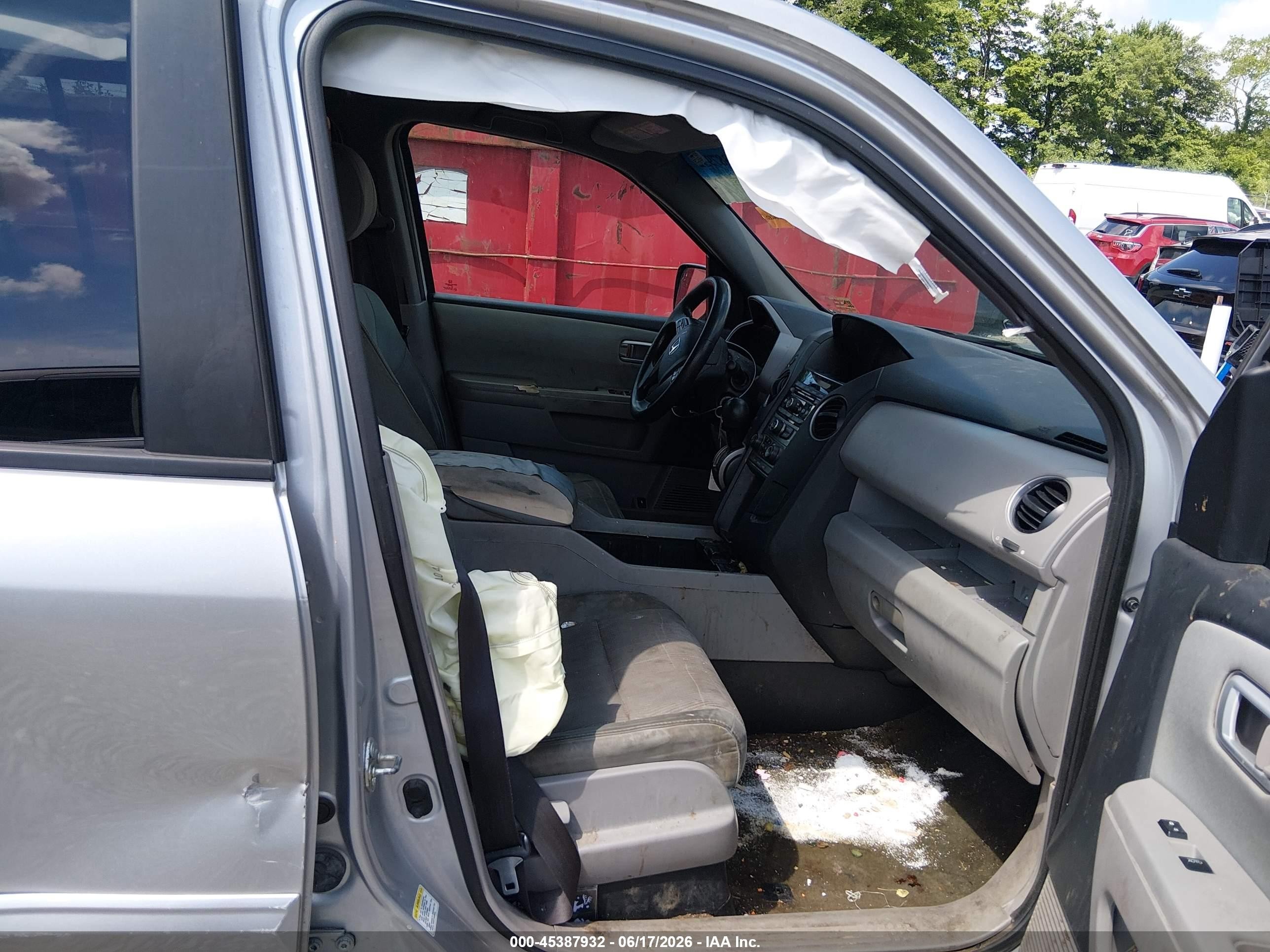 2014 Honda Pilot Ex Серый vin: 5FNYF4H48EB042974