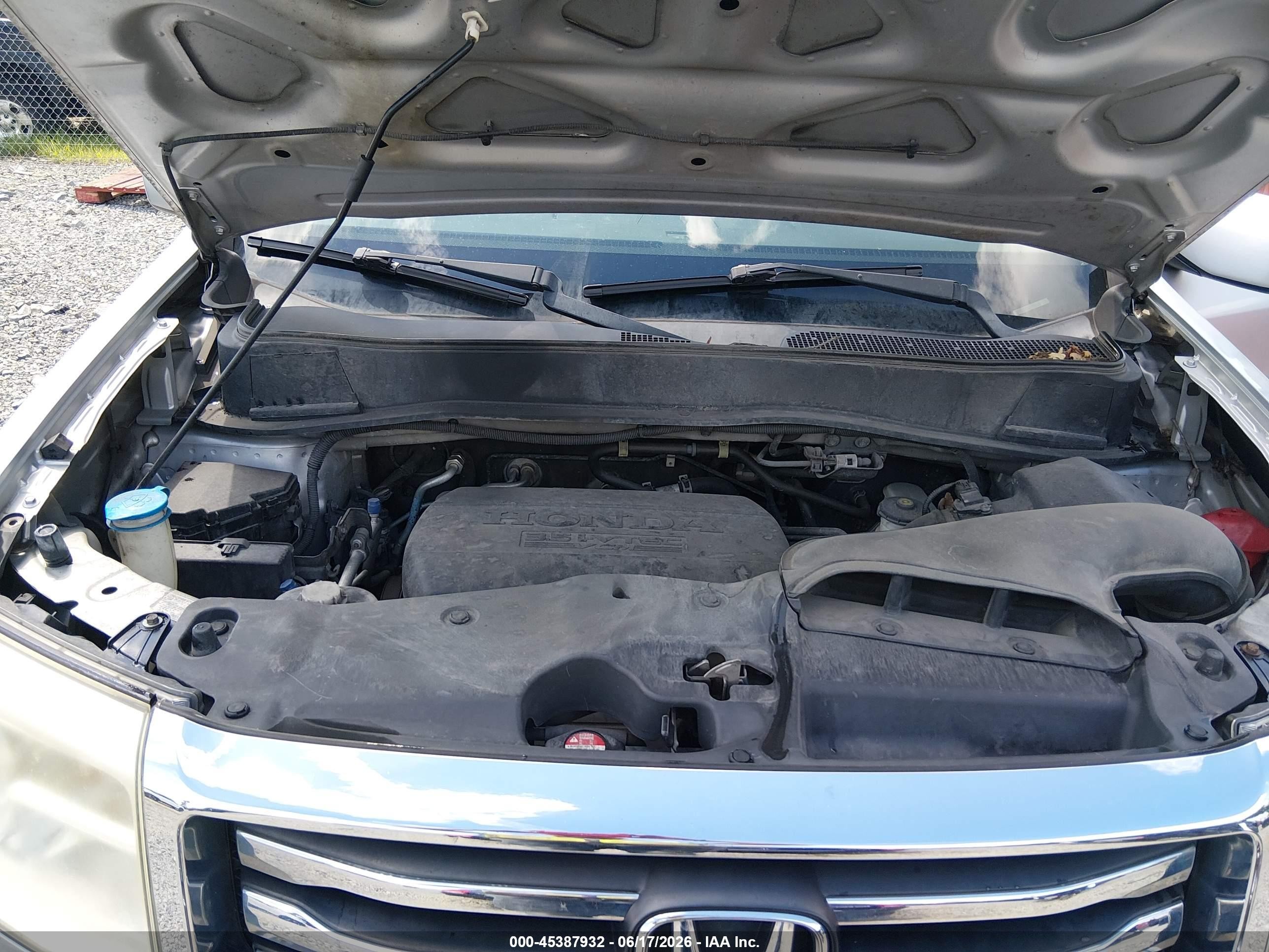 2014 Honda Pilot Ex Серый vin: 5FNYF4H48EB042974