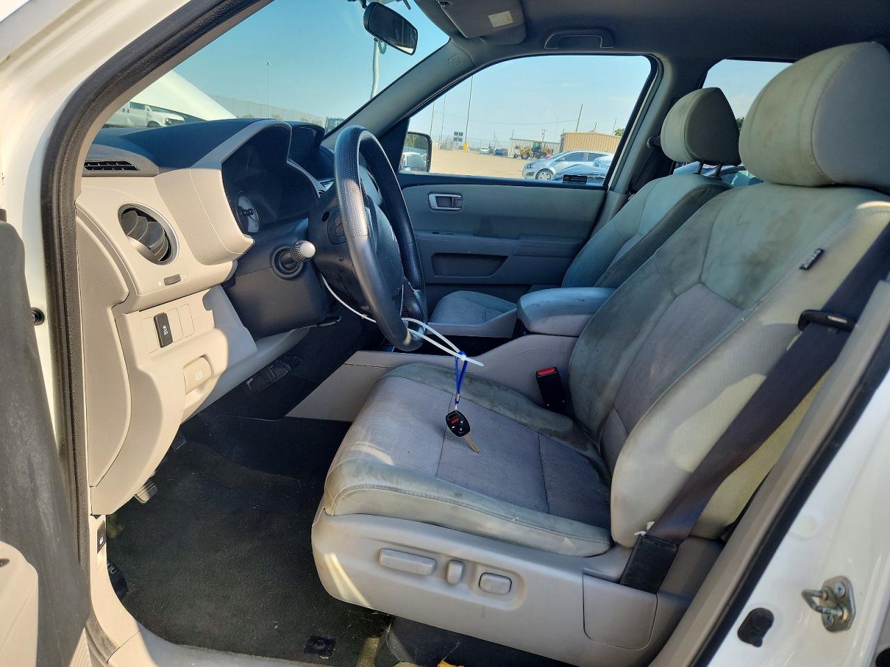 2014 Honda Pilot Ex White vin: 5FNYF4H48EB046670