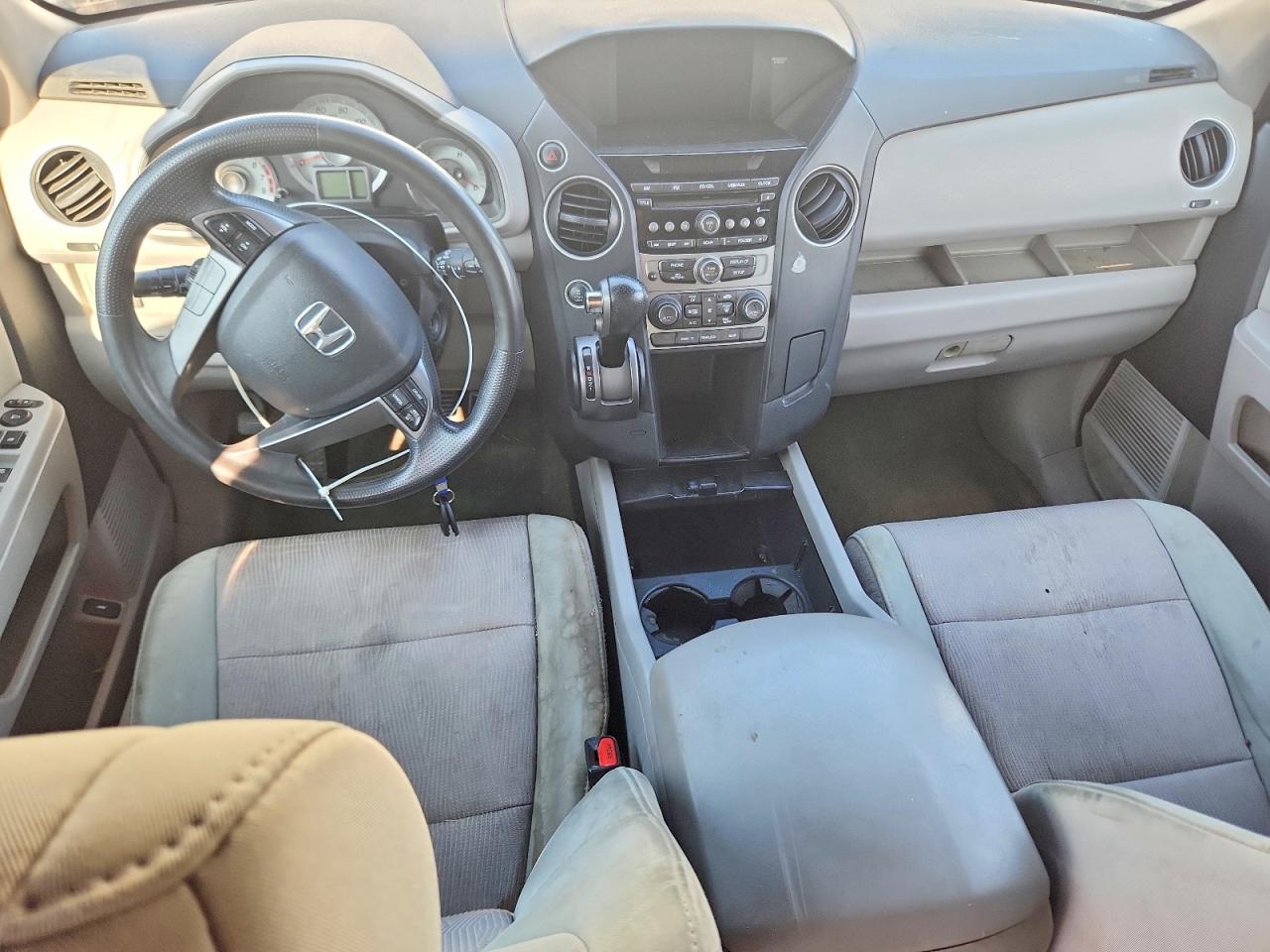 2014 Honda Pilot Ex White vin: 5FNYF4H48EB046670