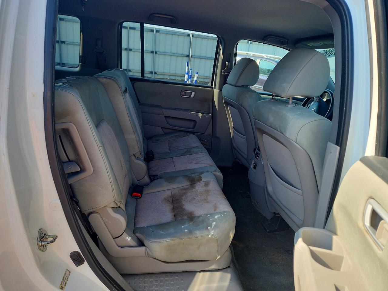 2014 Honda Pilot Ex White vin: 5FNYF4H48EB046670