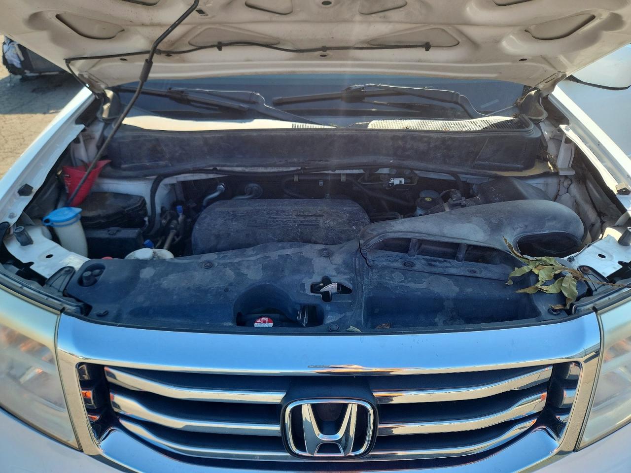 2014 Honda Pilot Ex White vin: 5FNYF4H48EB046670