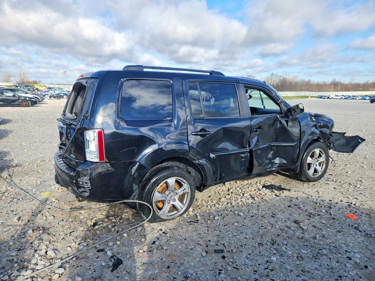 2014 Honda Pilot Ex Black vin: 5FNYF4H48EB047186