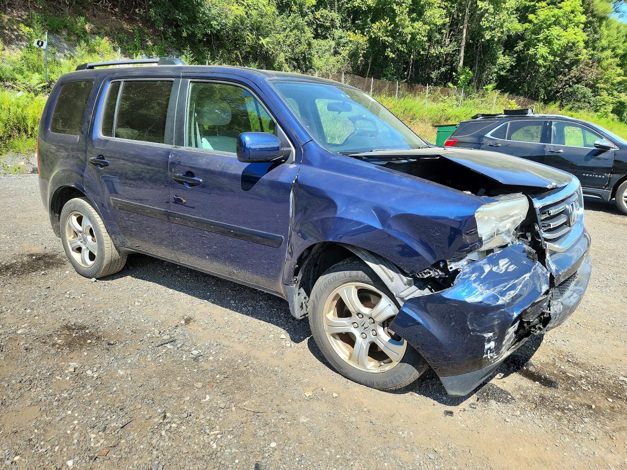 2015 Honda Pilot Ex Blue vin: 5FNYF4H48FB038876
