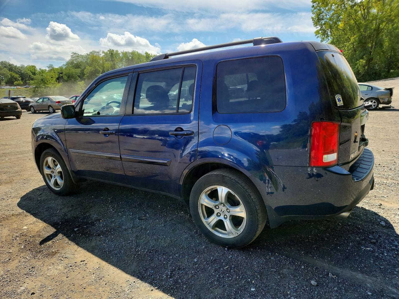 2015 Honda Pilot Ex Blue vin: 5FNYF4H48FB038876