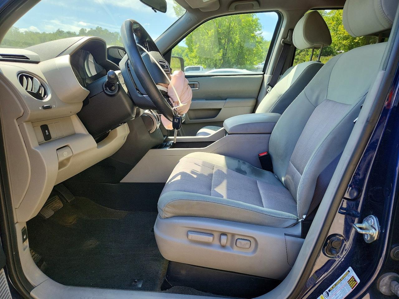 2015 Honda Pilot Ex Blue vin: 5FNYF4H48FB038876