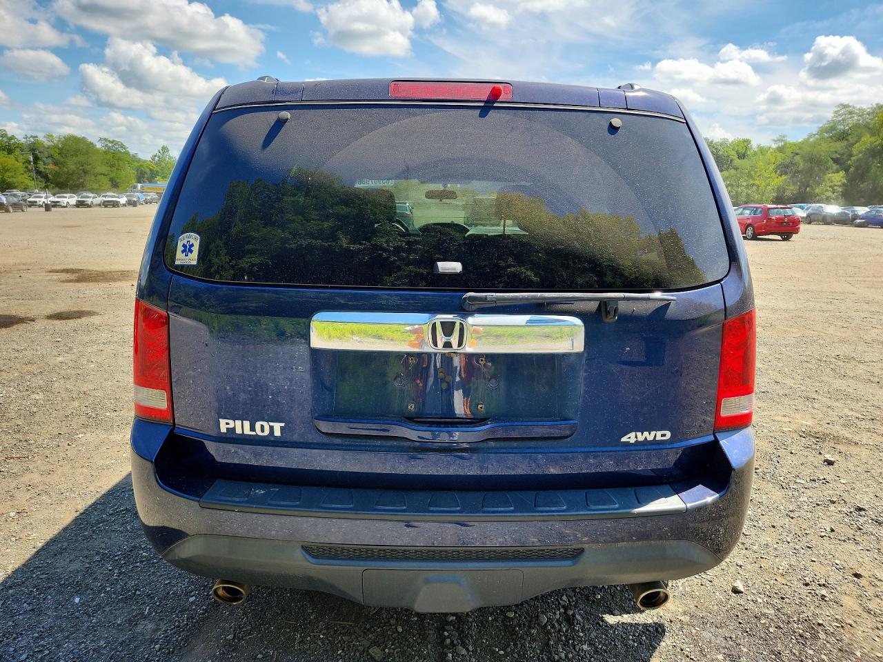 2015 Honda Pilot Ex Blue vin: 5FNYF4H48FB038876