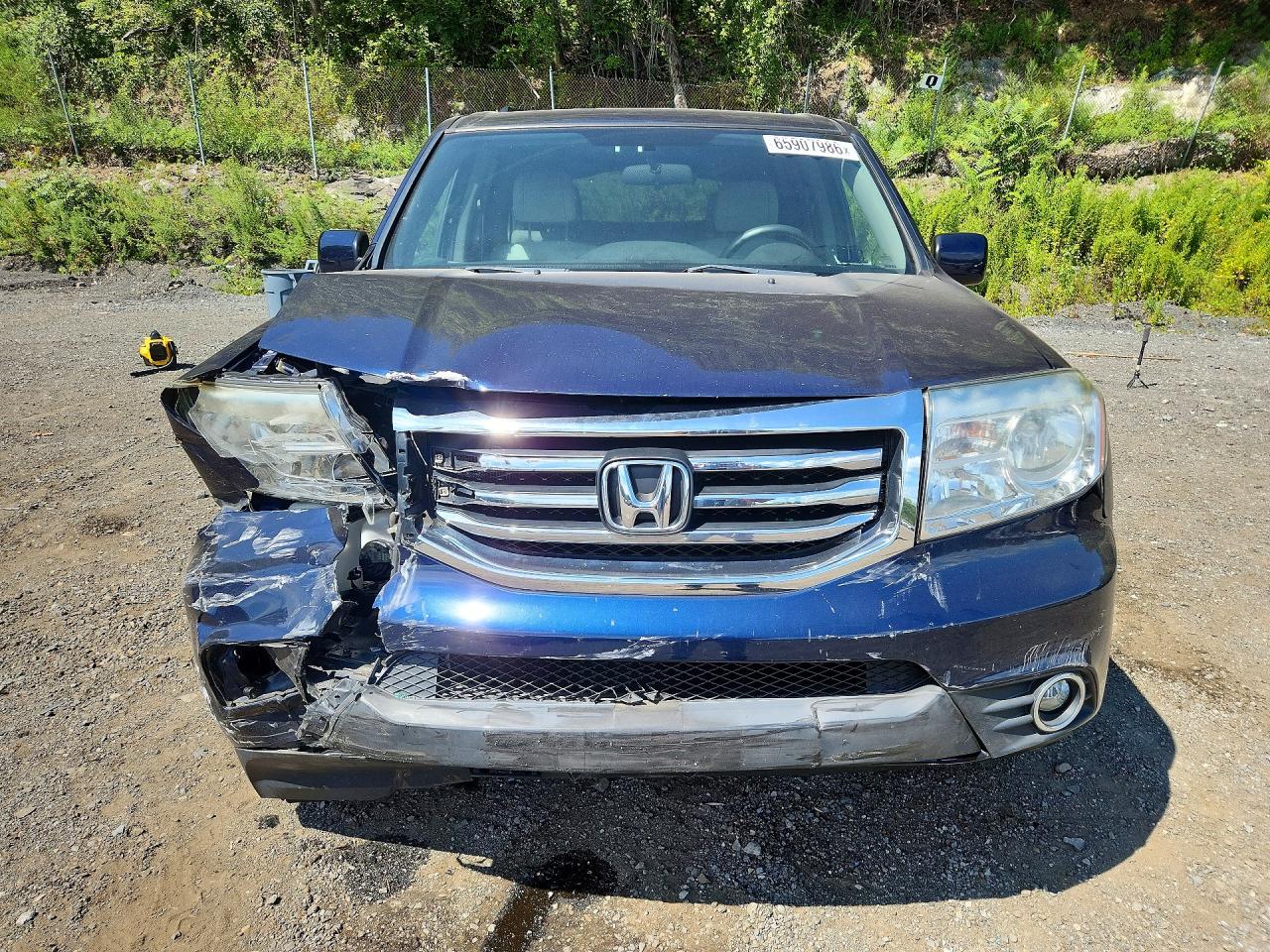 2015 Honda Pilot Ex Blue vin: 5FNYF4H48FB038876