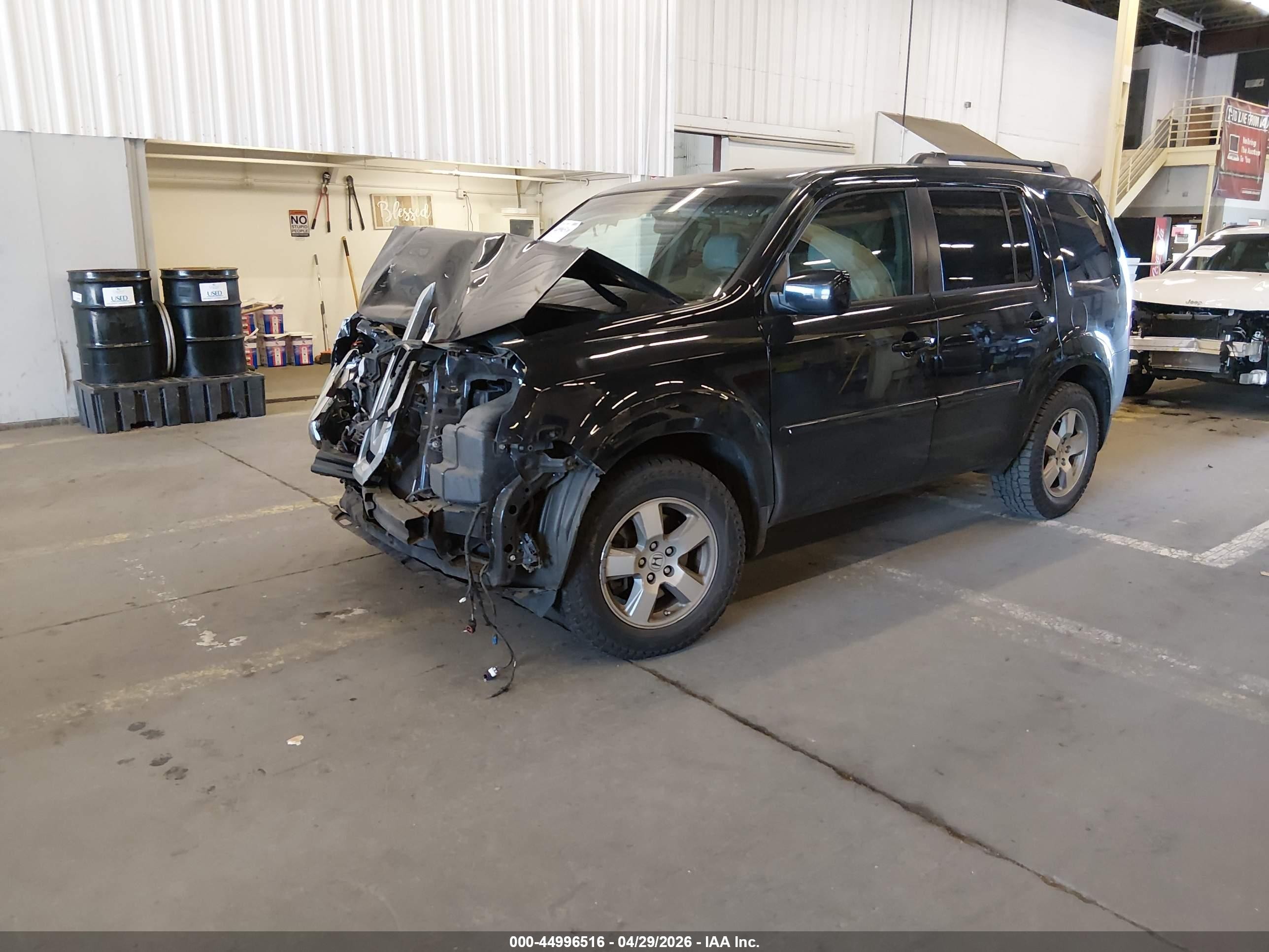 2011 Honda Pilot Ex Black vin: 5FNYF4H49BB013916