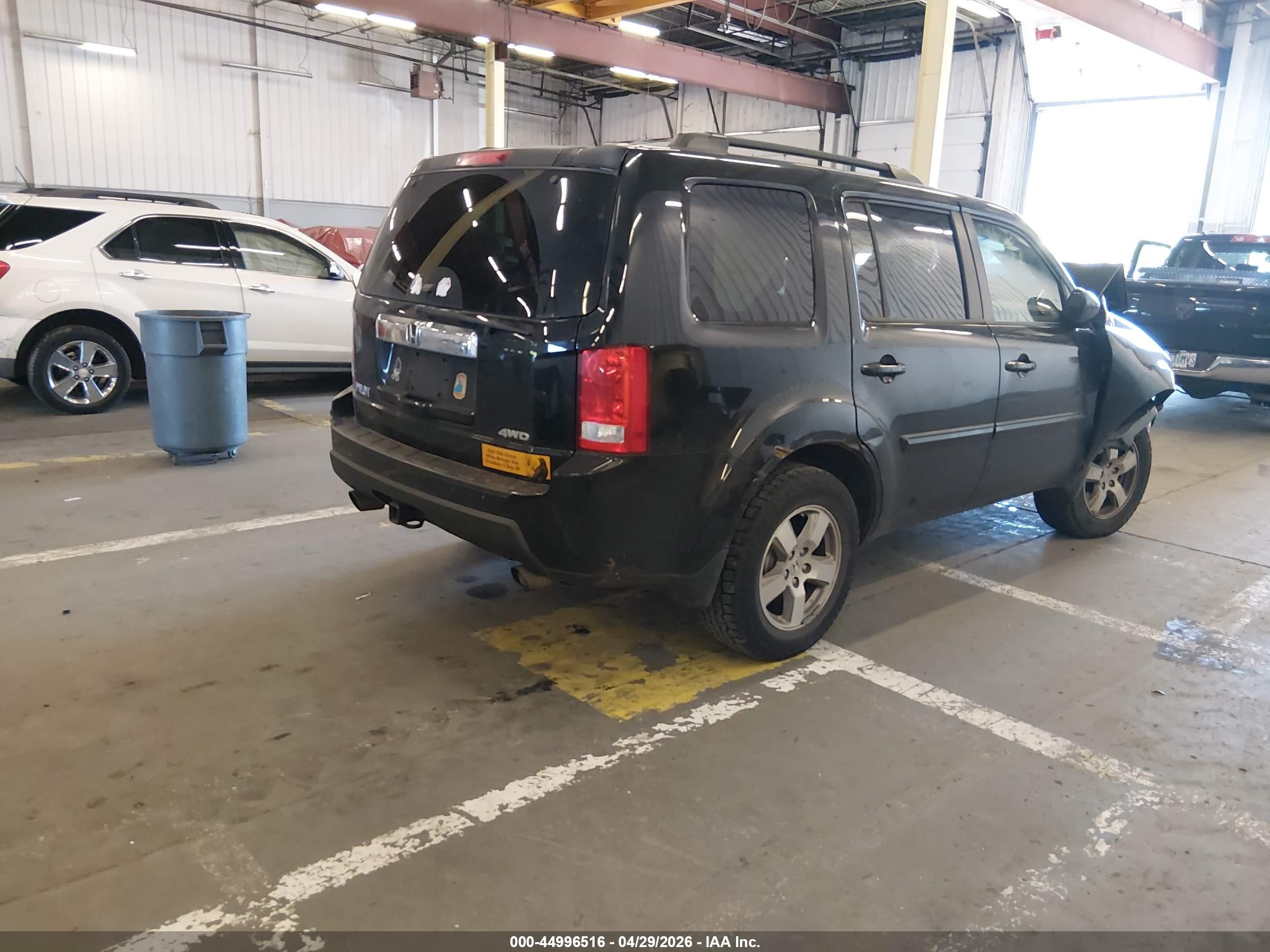 2011 Honda Pilot Ex Black vin: 5FNYF4H49BB013916