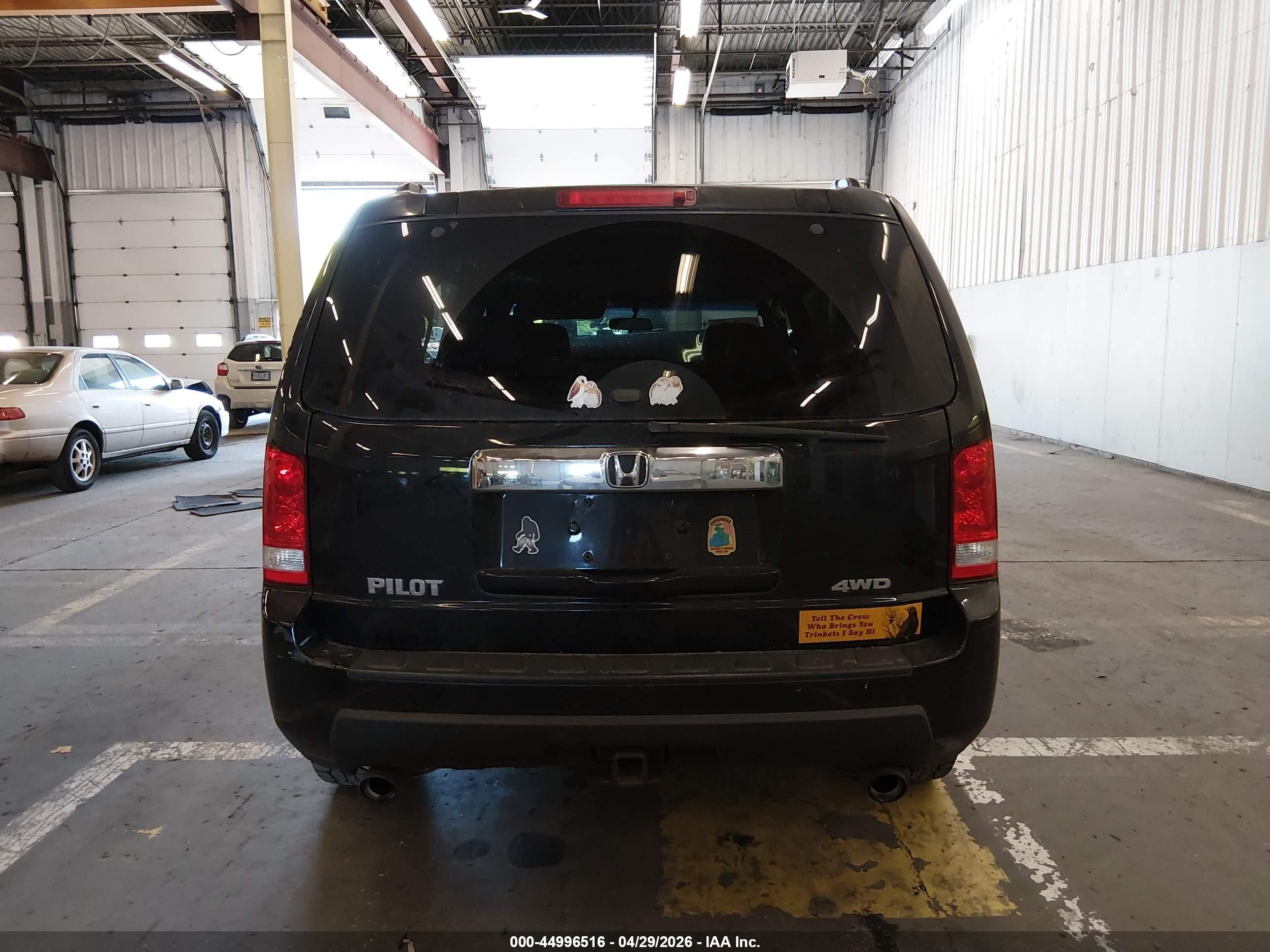 2011 Honda Pilot Ex Black vin: 5FNYF4H49BB013916