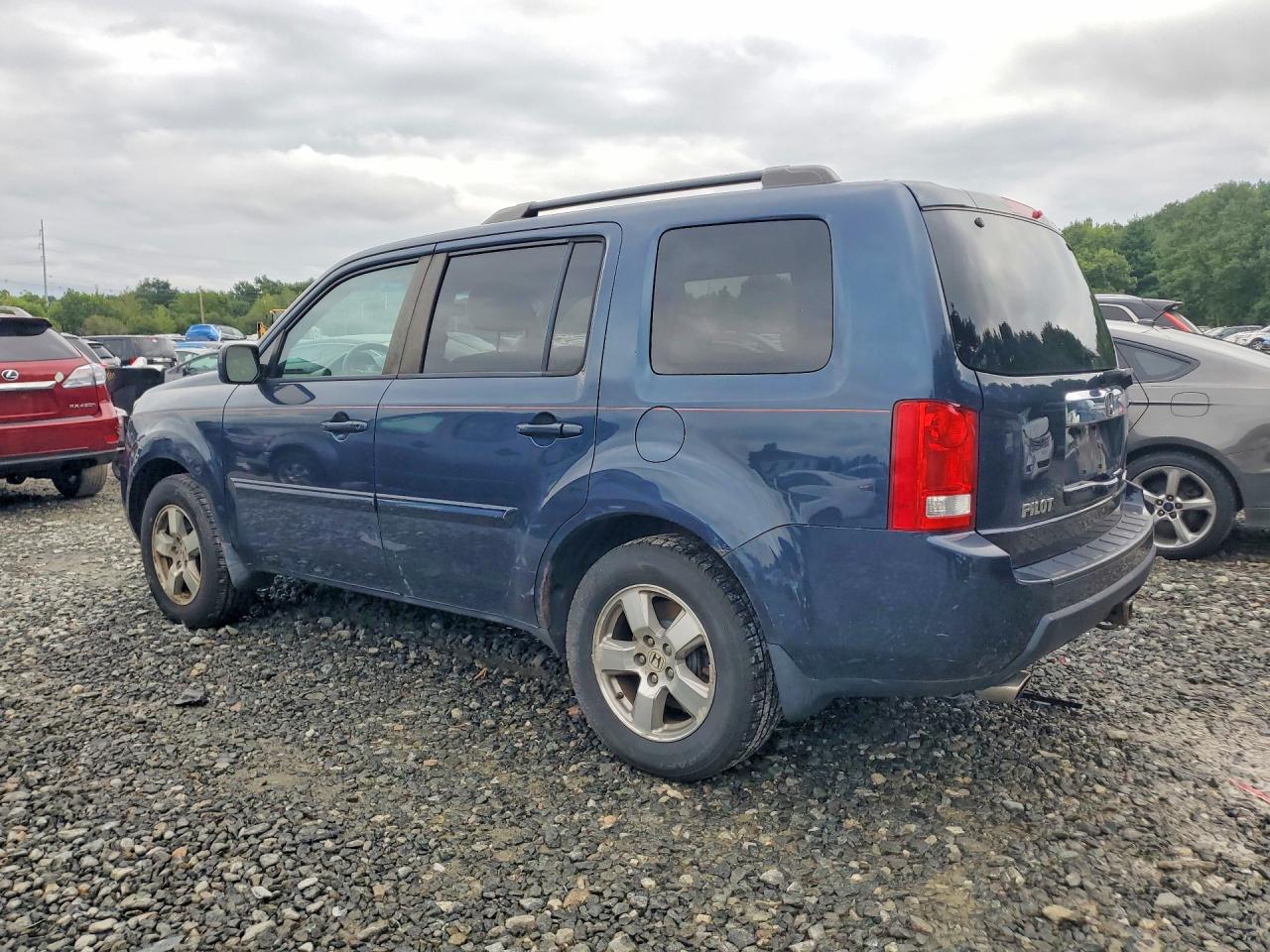 2011 Honda Pilot Ex Blue vin: 5FNYF4H49BB032112