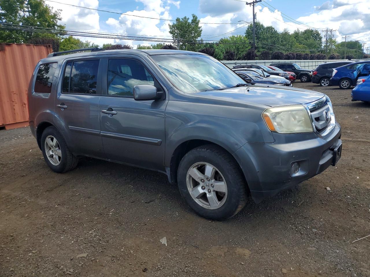 2011 Honda Pilot Ex Gray vin: 5FNYF4H49BB045975