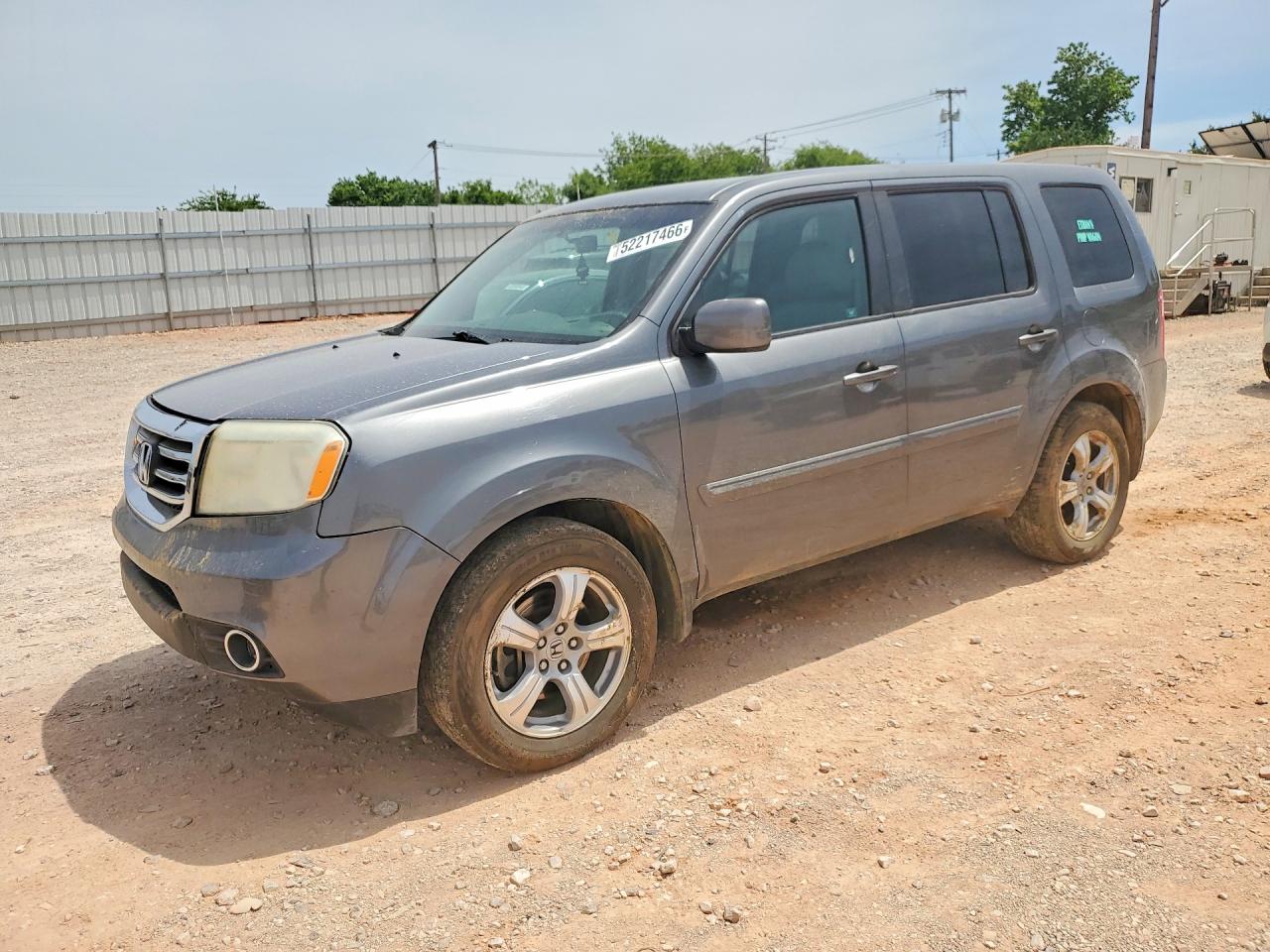 2012 Honda Pilot Ex Серый vin: 5FNYF4H49CB004392